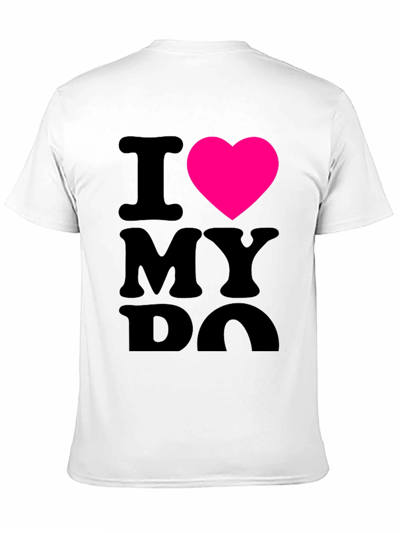 Black I Heart My Dog Black T-Shirt view 11