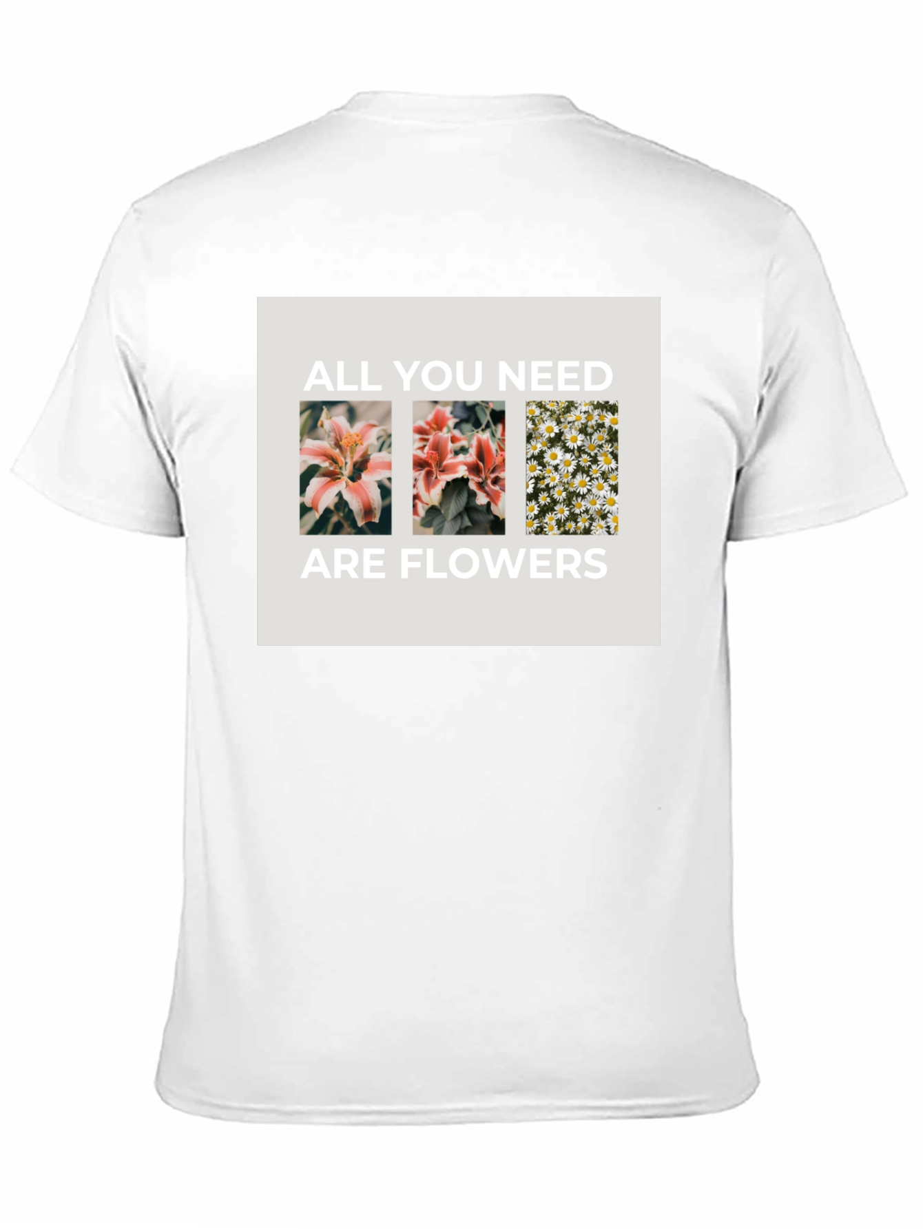 Black Floral Graphic Tee - All You Need Are Flowers view 11