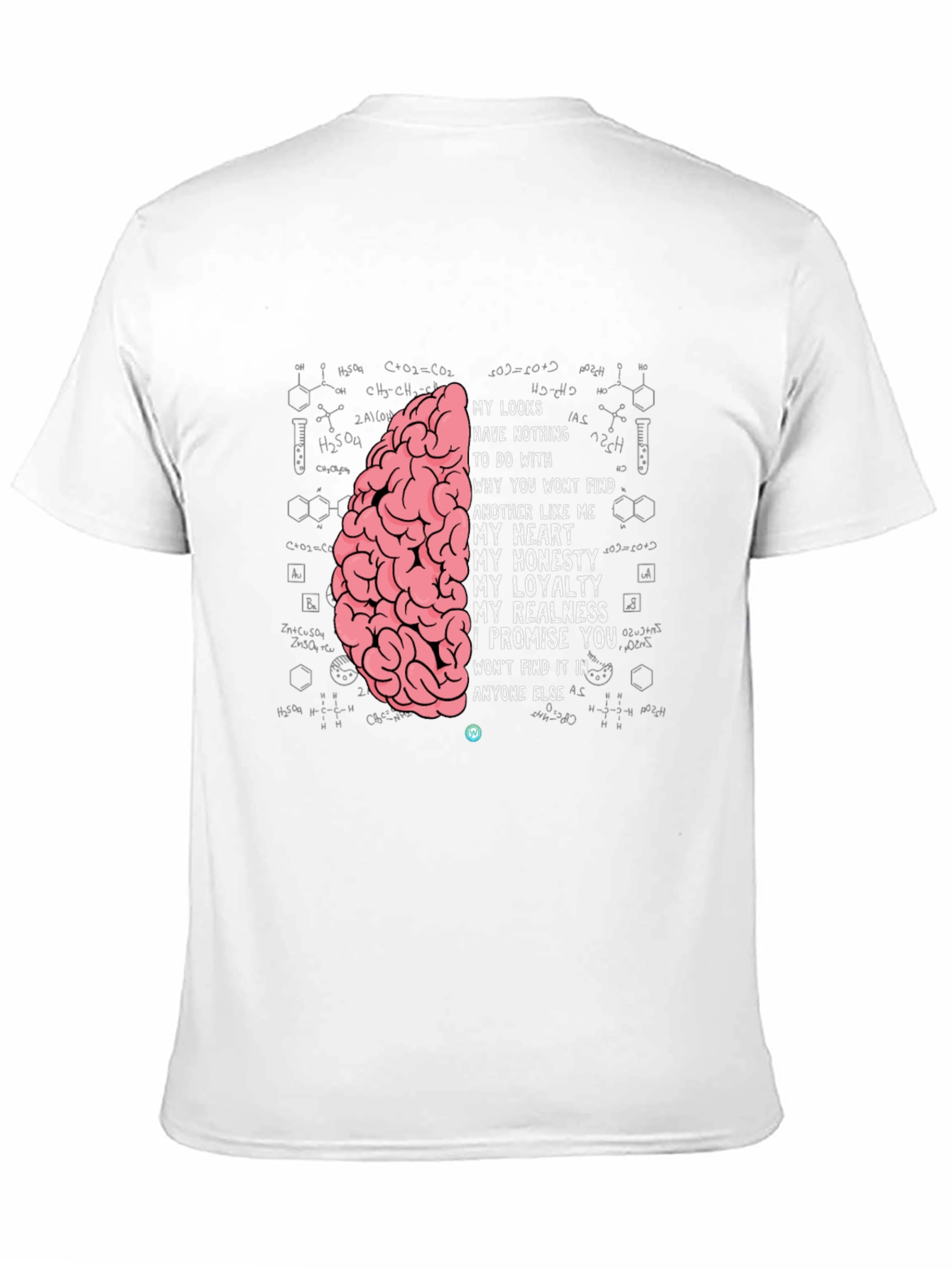 Black Brainy T-Shirt - My Looks Have Nothing view 11