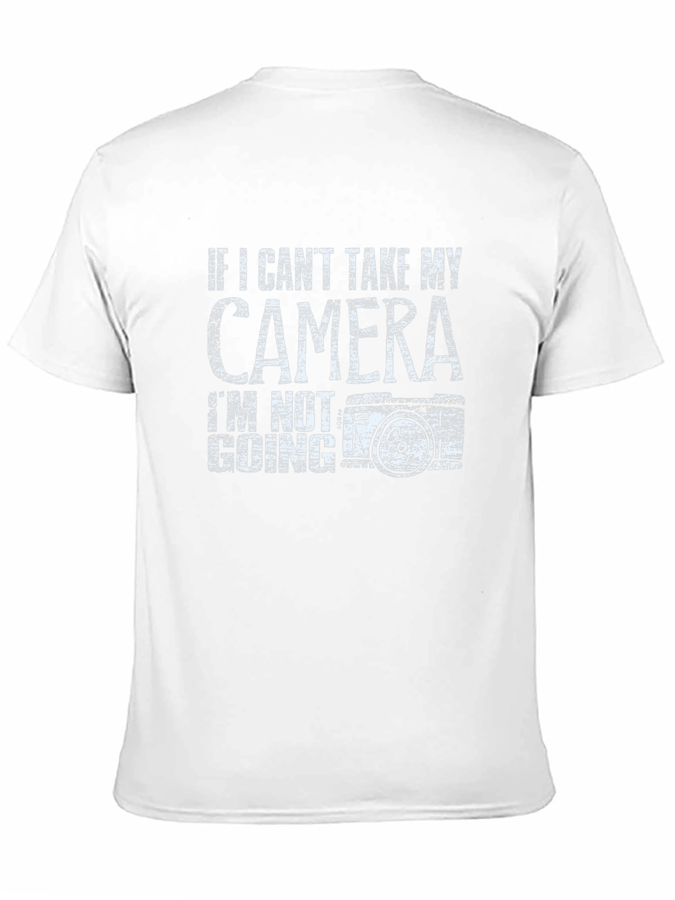 Black Camera Lover's T-Shirt - If I Can't Take My Camera... view 11