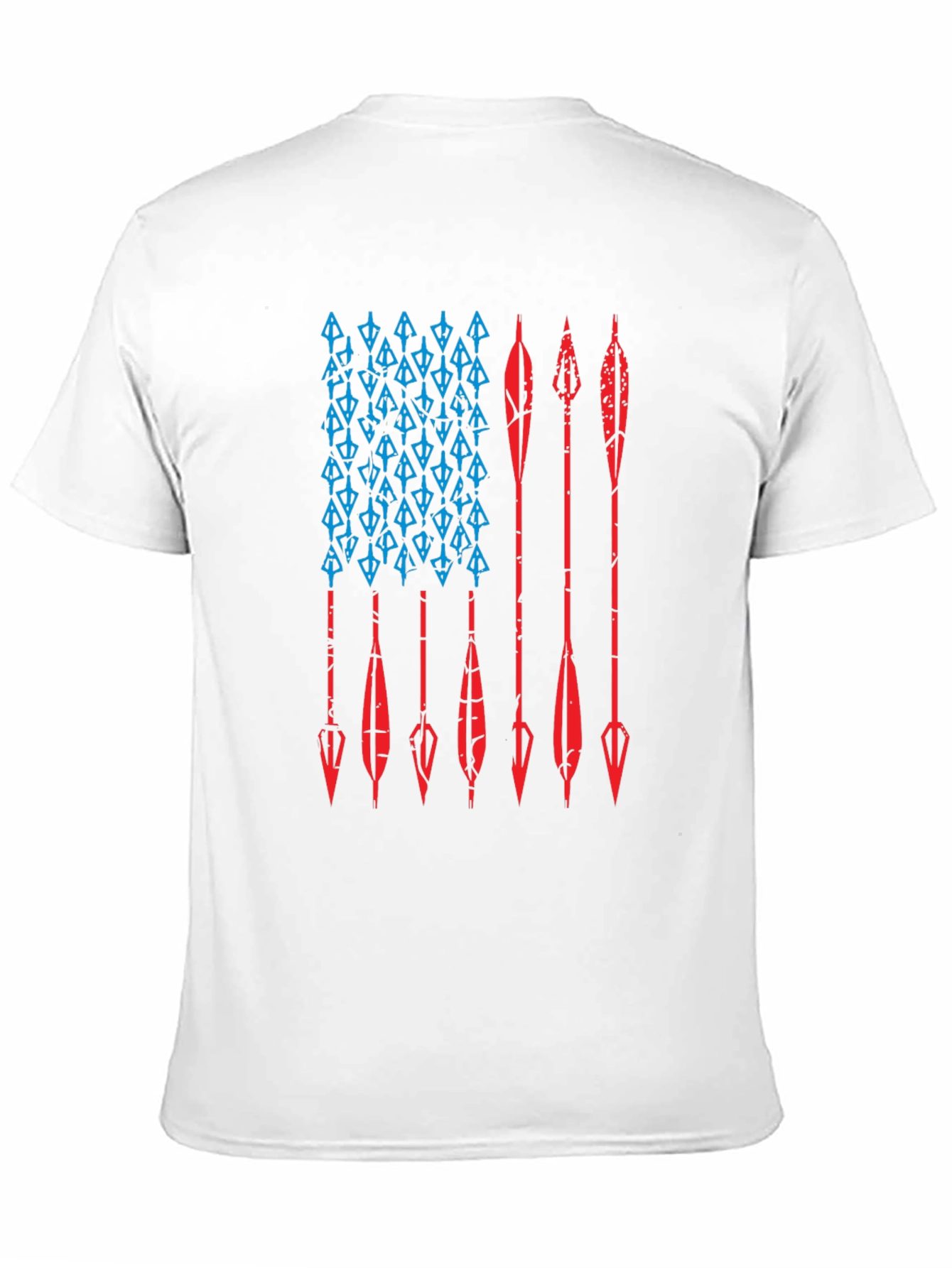 Black American Flag Arrow Graphic Tee - Hunting Pride view 11