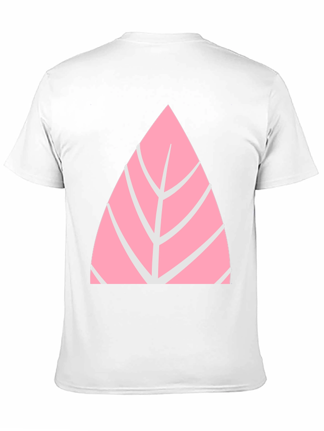 Black Pink Leaf Graphic Tee - Casual Style view 11