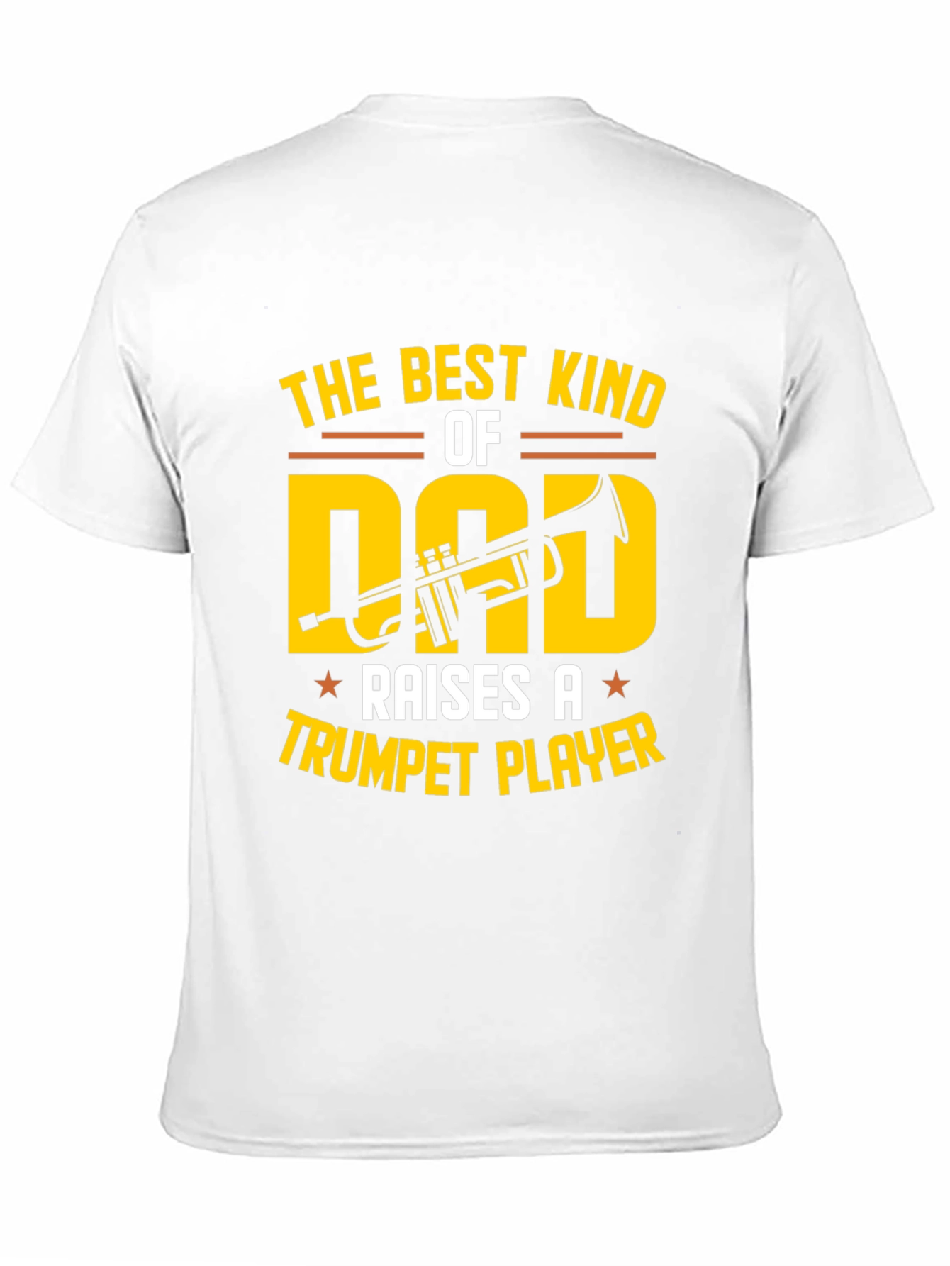 Black Best Kind of Dad Trumpet Player T-Shirt view 11