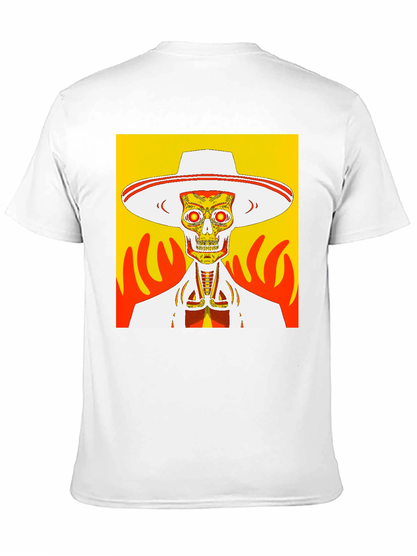 Black Skeleton Mariachi T-Shirt - Day of the Dead Style Tee view 11