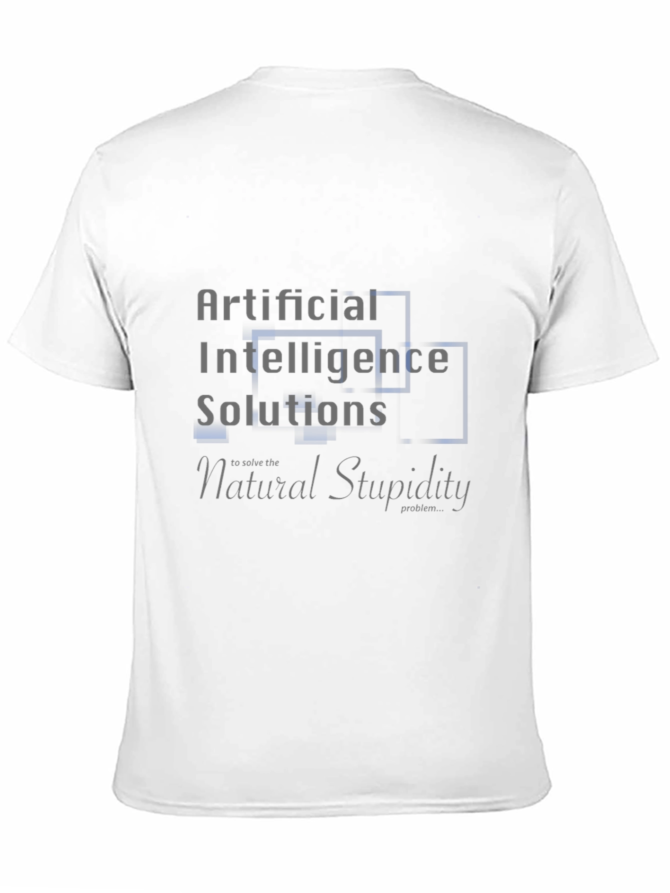 Black Artificial Intelligence Solutions T-Shirt view 11