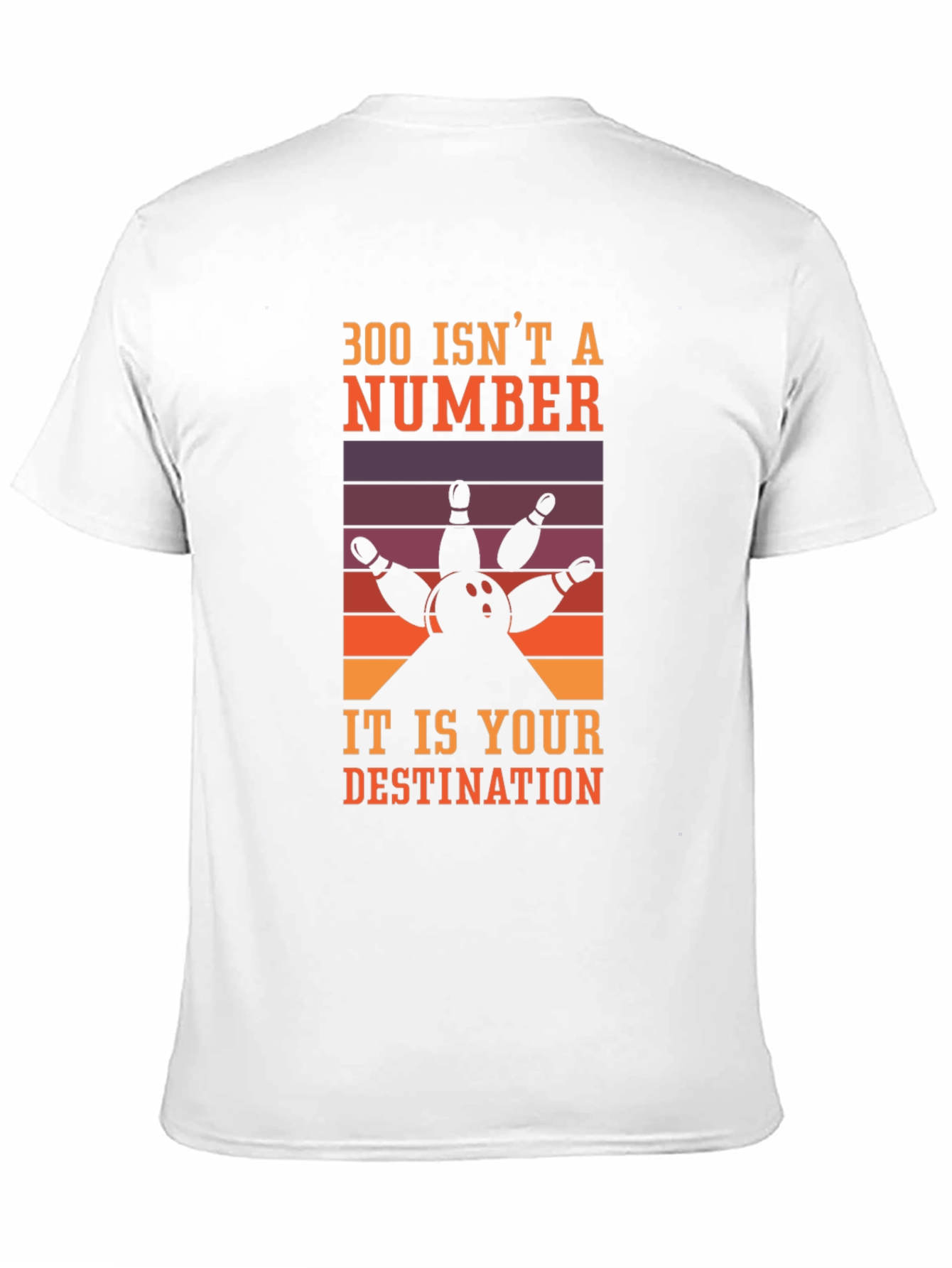 Black 300 Isn't a Number Bowling T-Shirt view 11