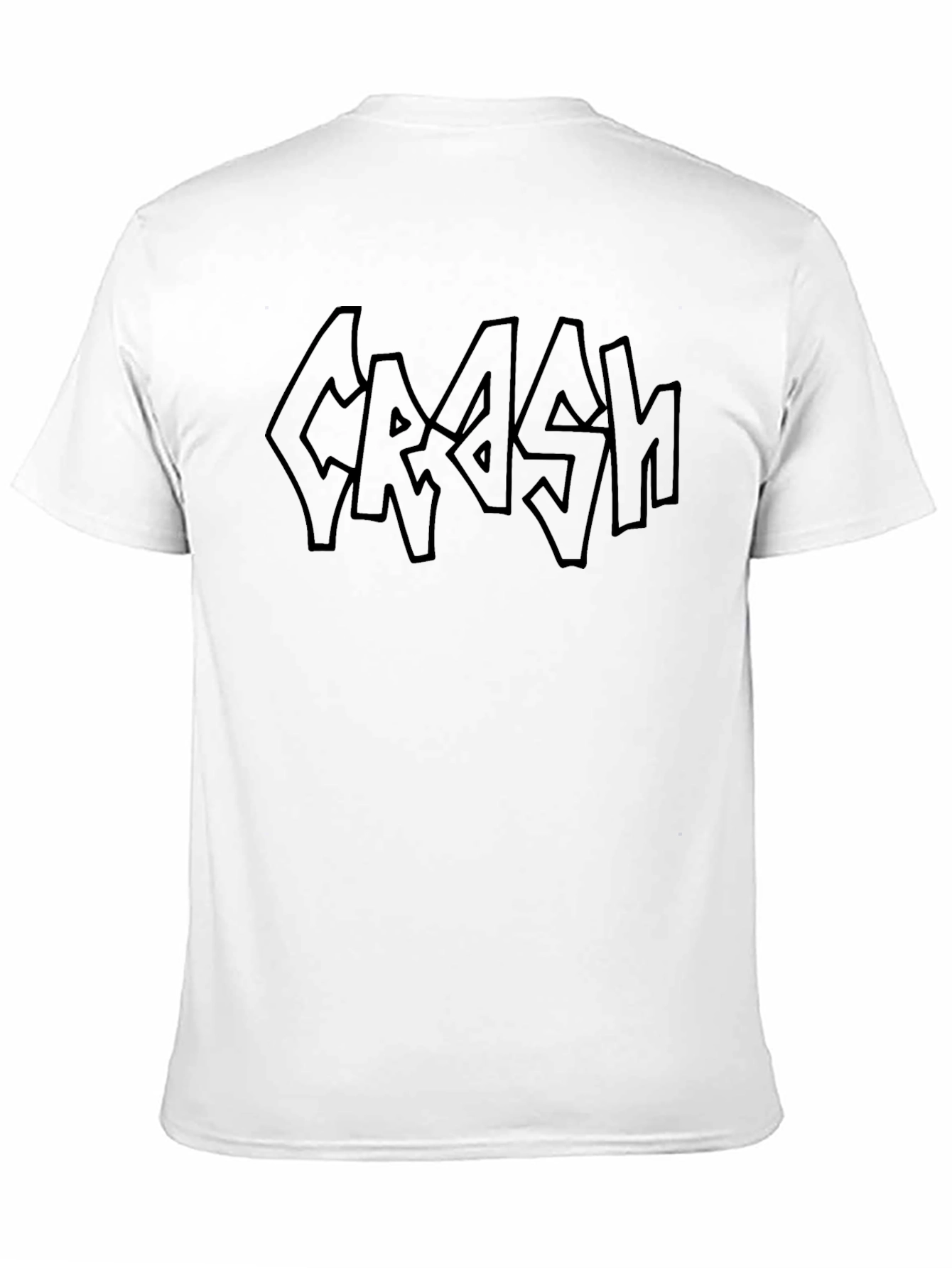 Black CRASH Graphic Tee - Edgy Style view 11