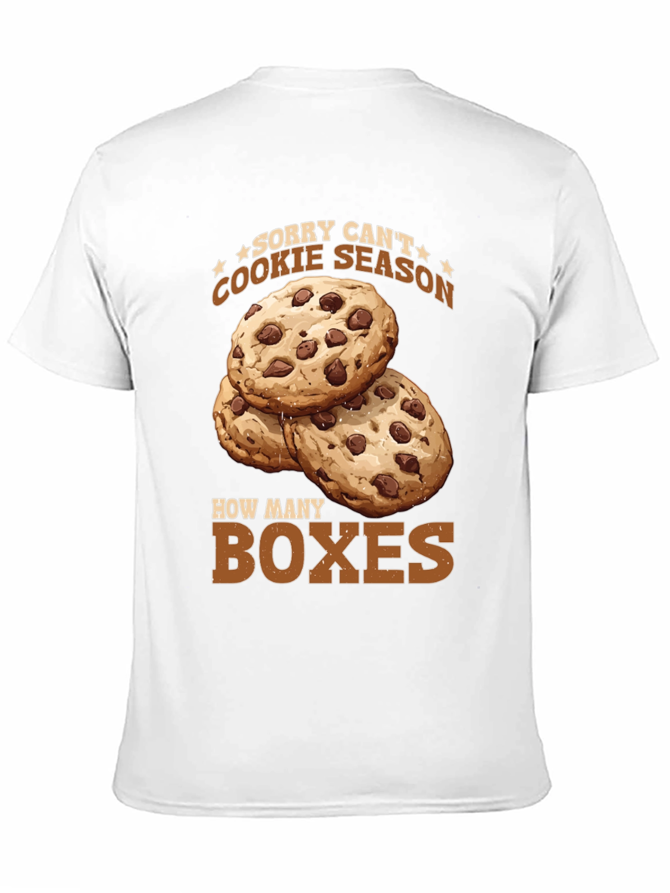 Black Funny Cookie Season T-Shirt - How Many Boxes? view 11