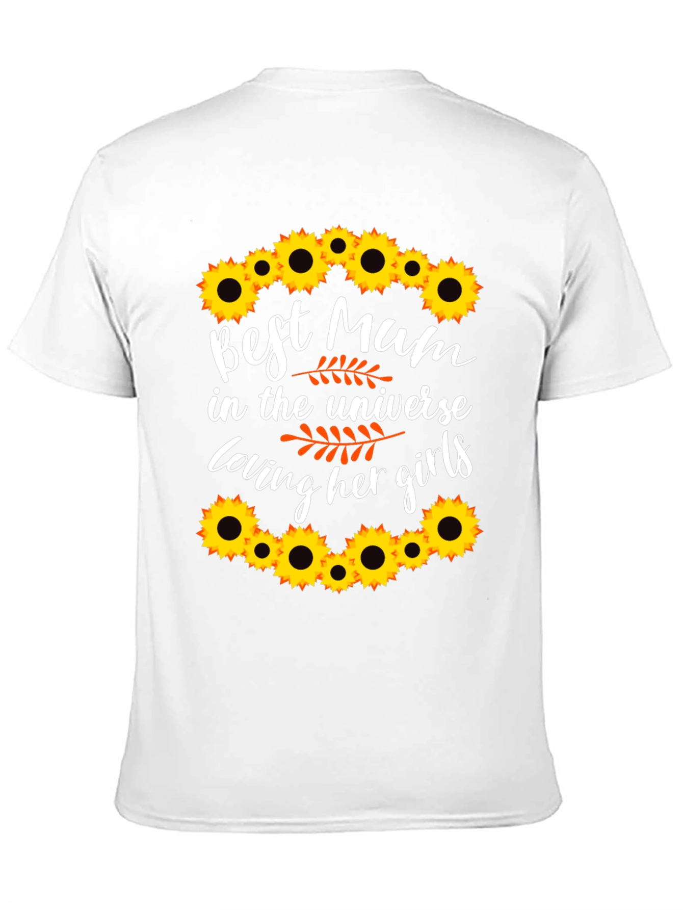 Black Best Mum Ever Sunflower Graphic Tee view 11