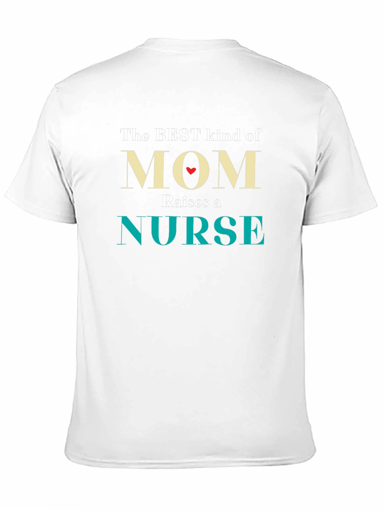 Black Best Mom Raises a Nurse T-Shirt view 11