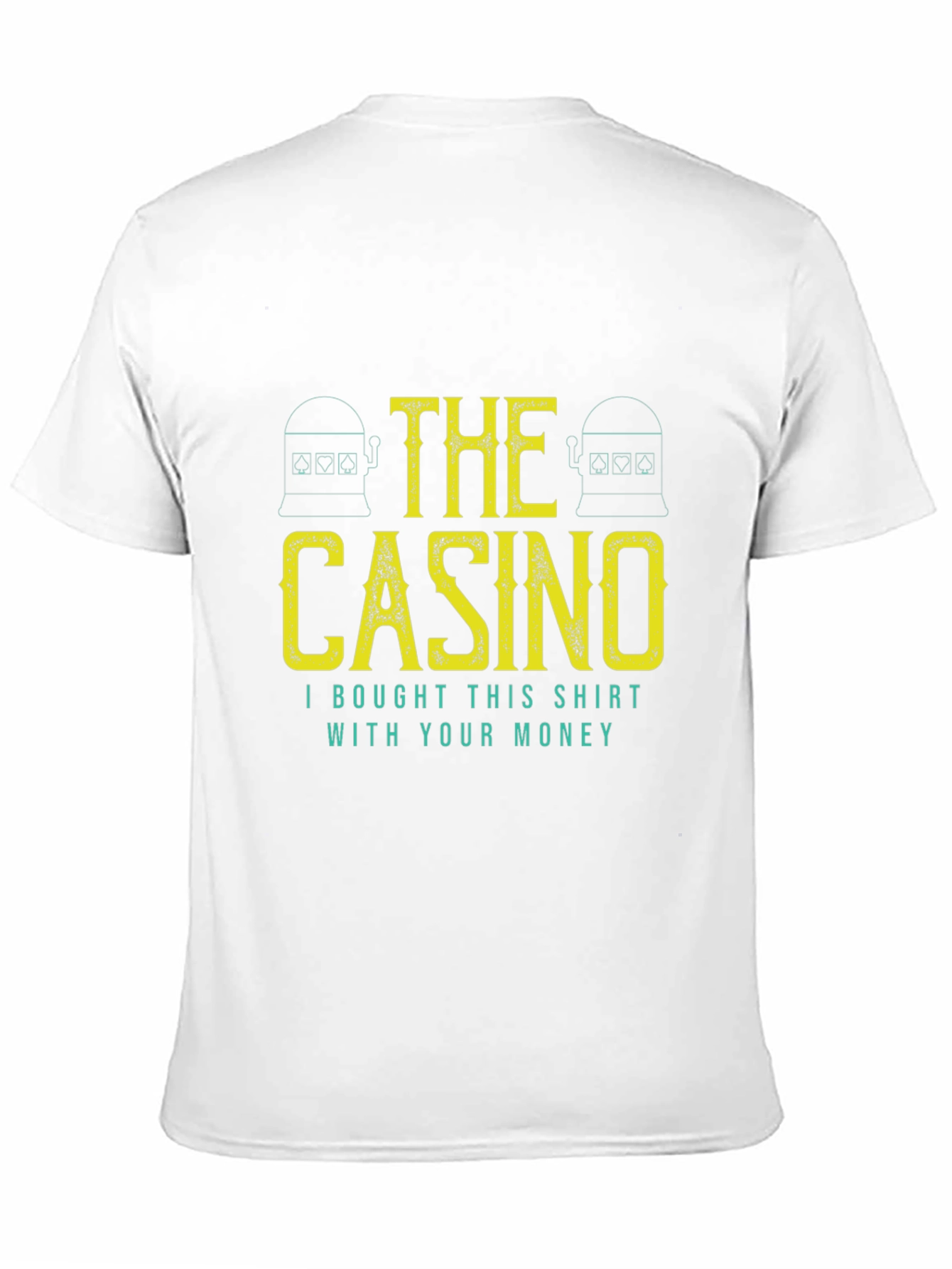 Black The Casino Graphic Tee - Funny Gambling Shirt view 11