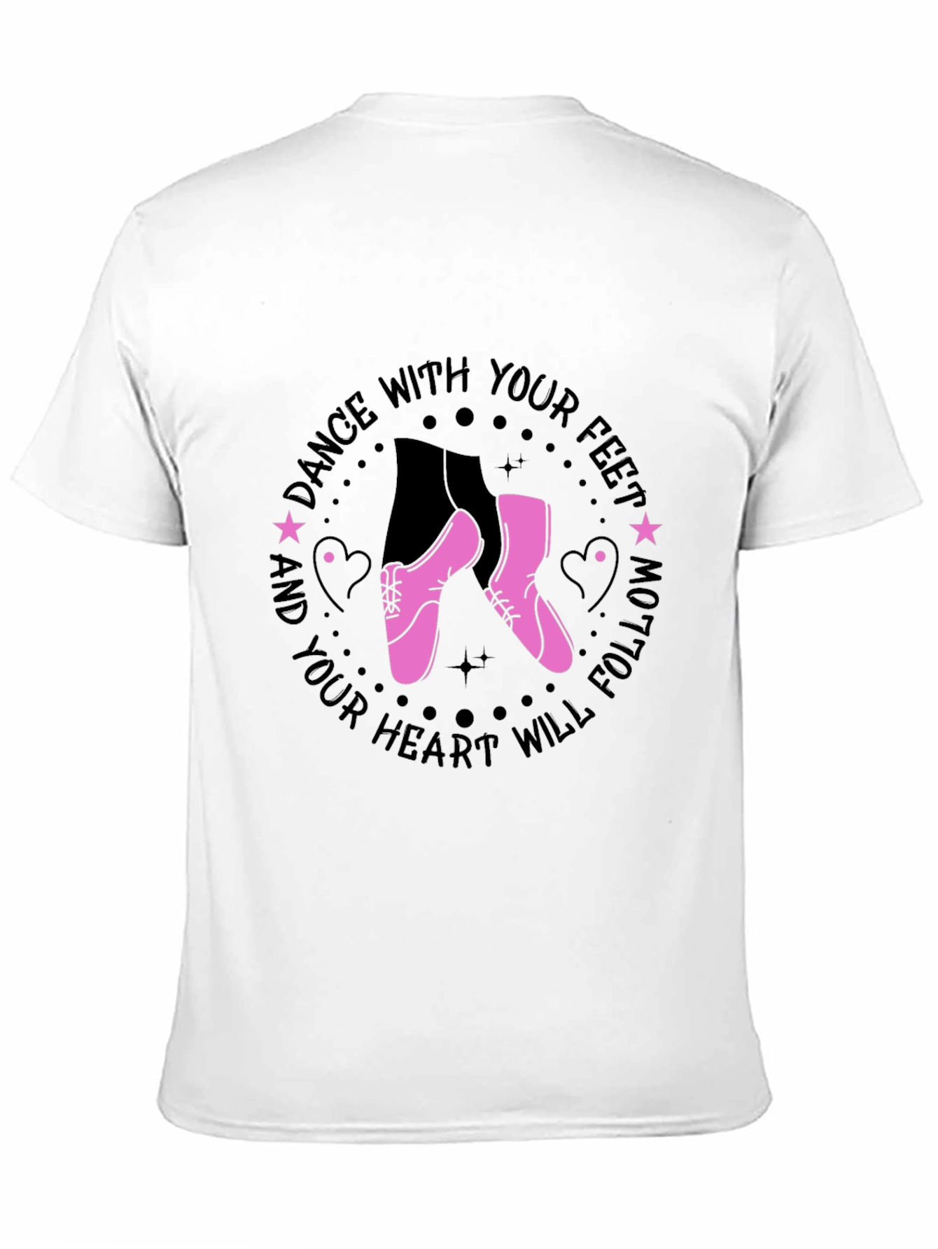 Black Dance With Your Feet Graphic Tee view 11