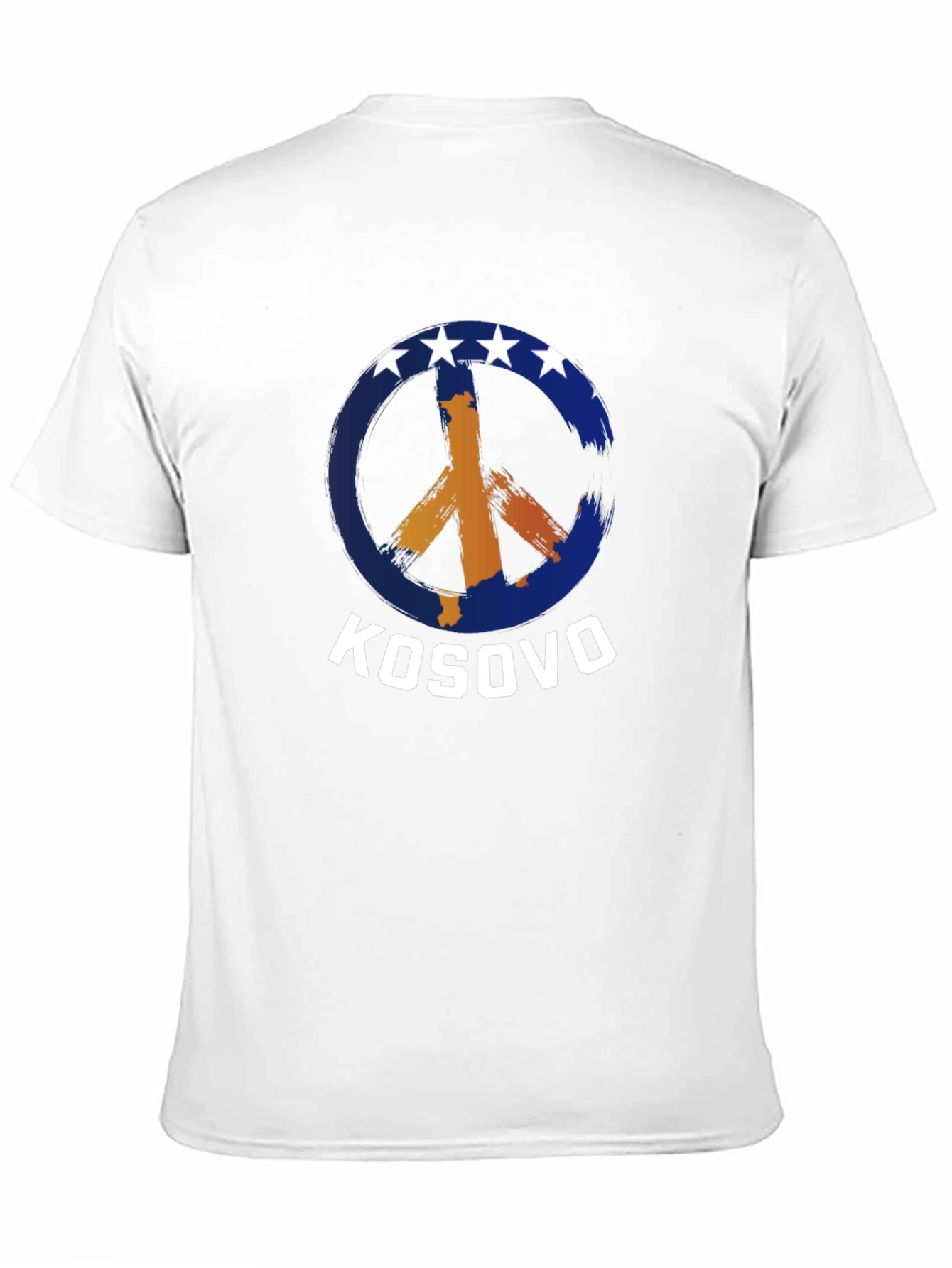 Kosovo Peace Sign Graphic T-Shirt - 11