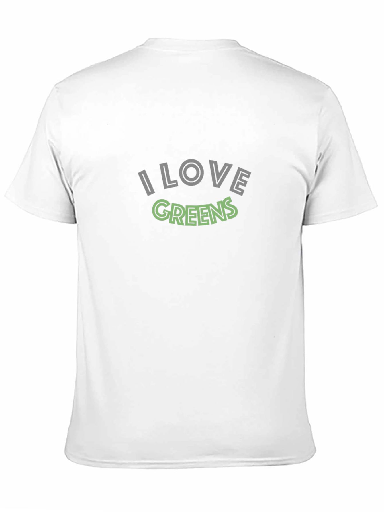 Black I Love Greens T-Shirt - Soft Cotton Blend view 11
