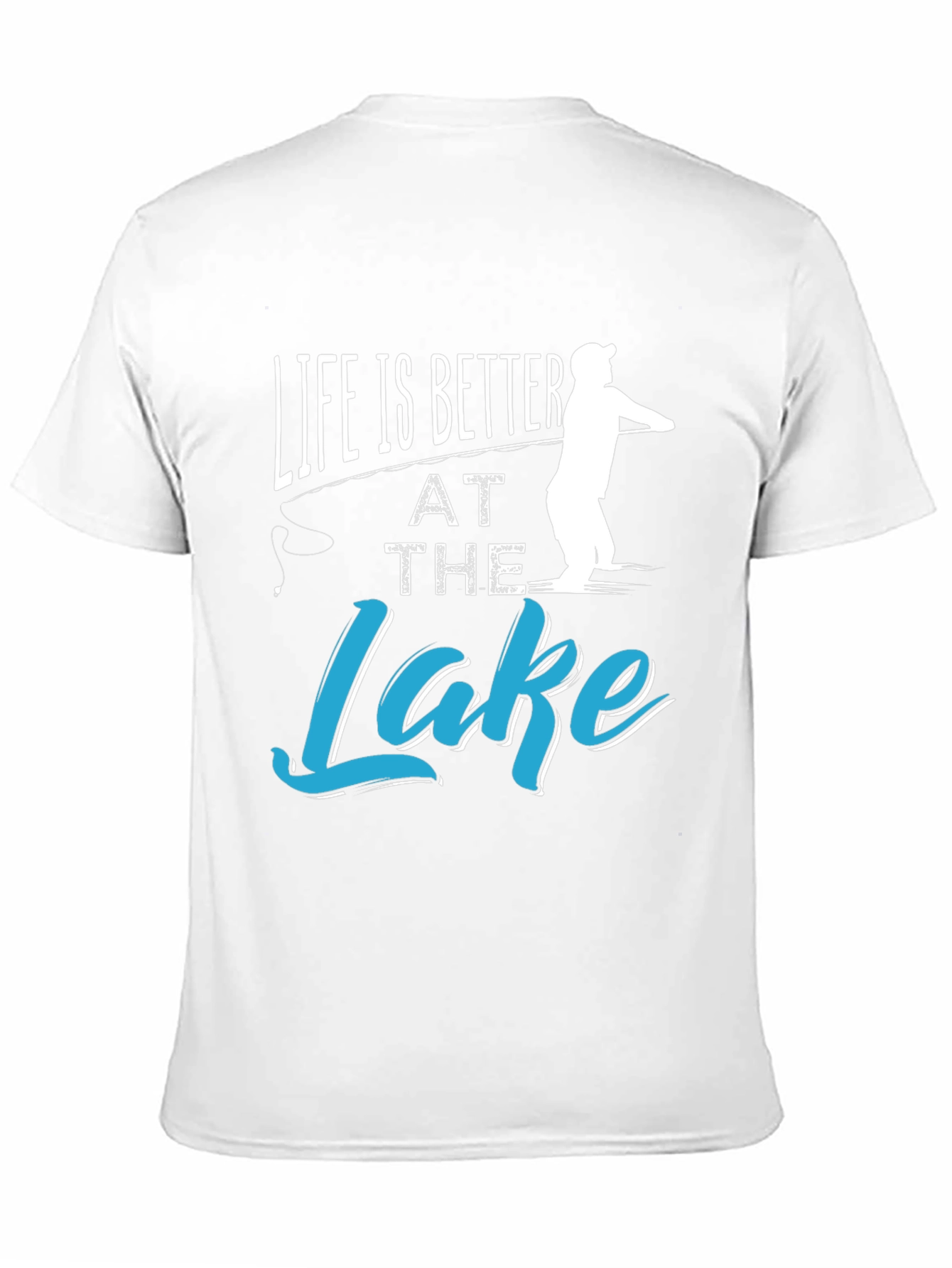 Black Life is Better at the Lake Fishing T-Shirt view 11