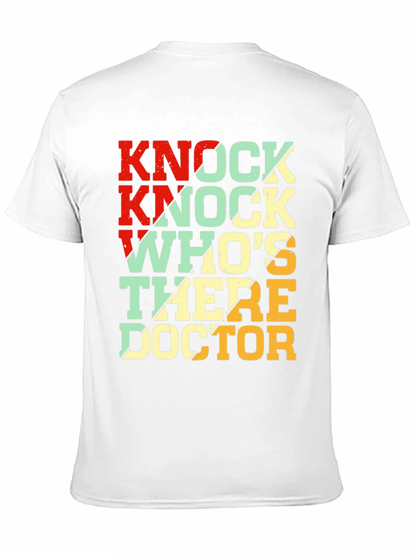 Black Knock Knock Doctor T-Shirt - Funny Humor Tee view 11