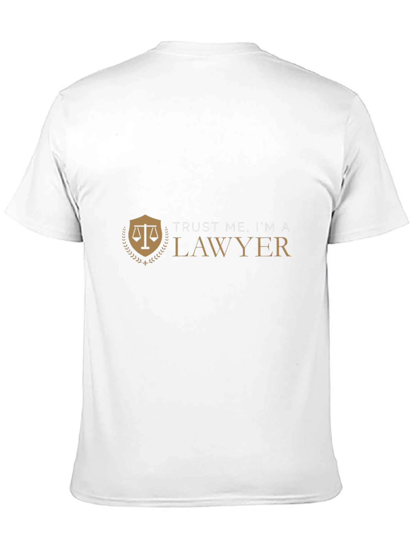 Black Trust Me I'm A Lawyer T-Shirt view 11