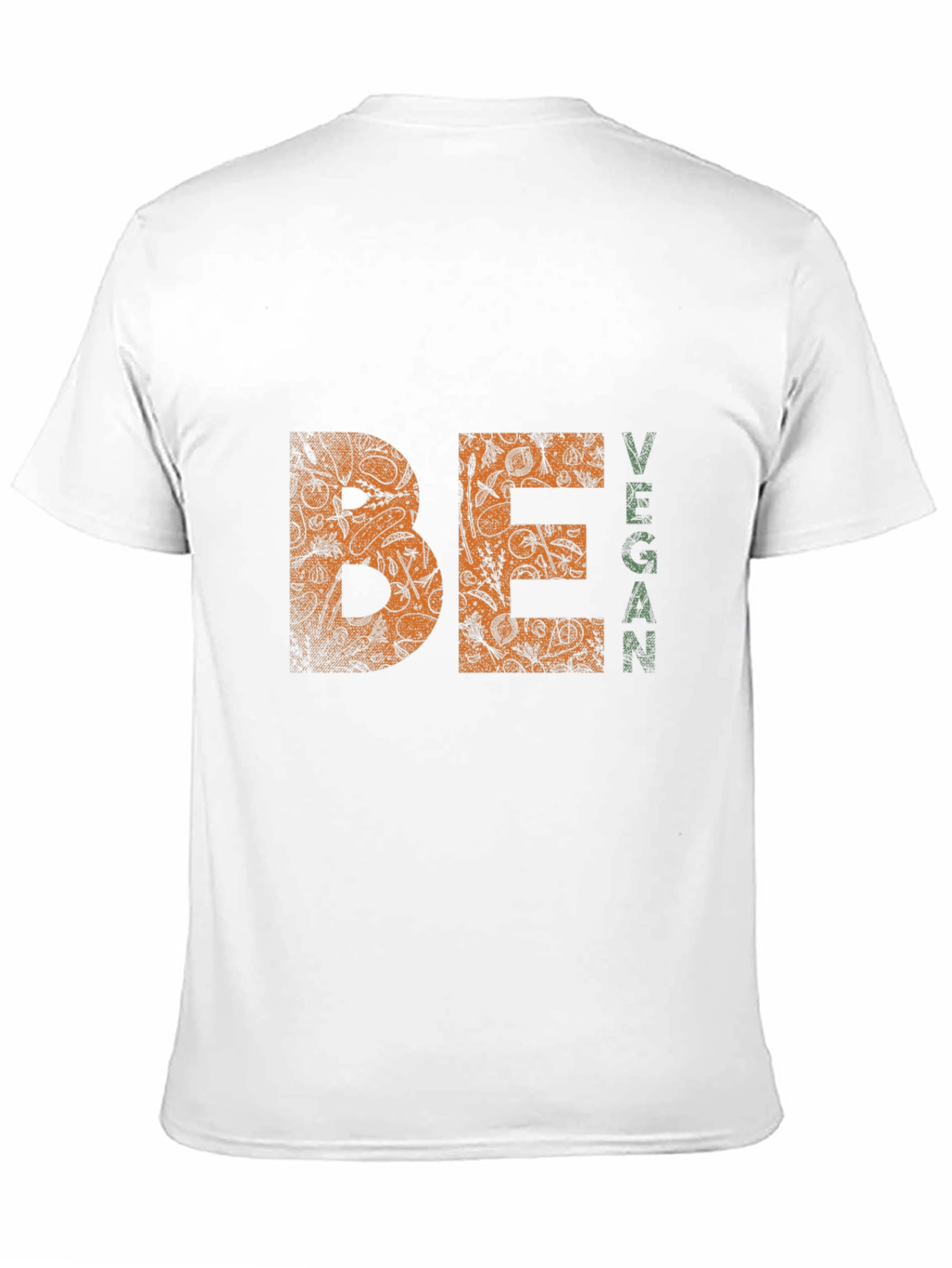 Black Be Vegan T-Shirt - Black Tee view 11