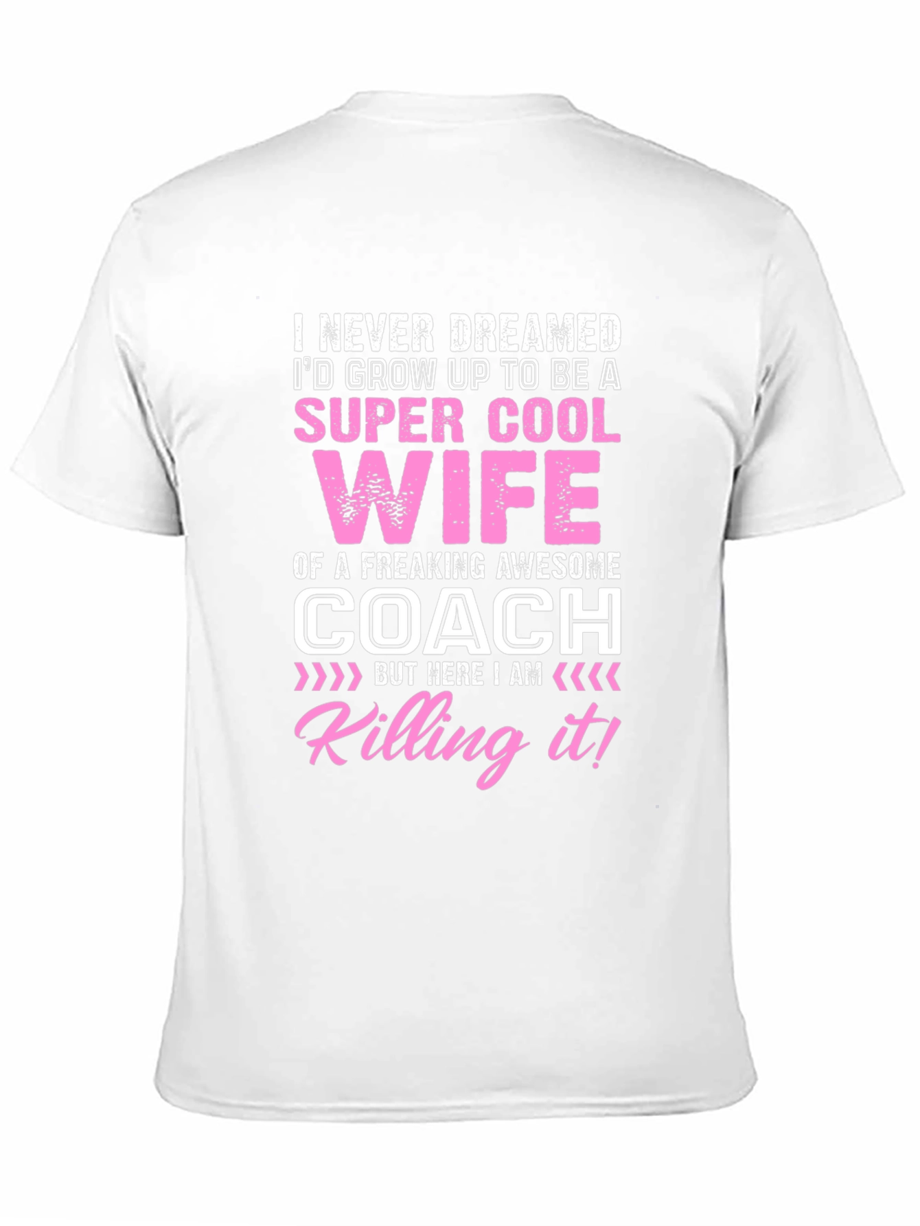 Black Super Cool Coach Wife Graphic T-Shirt view 11
