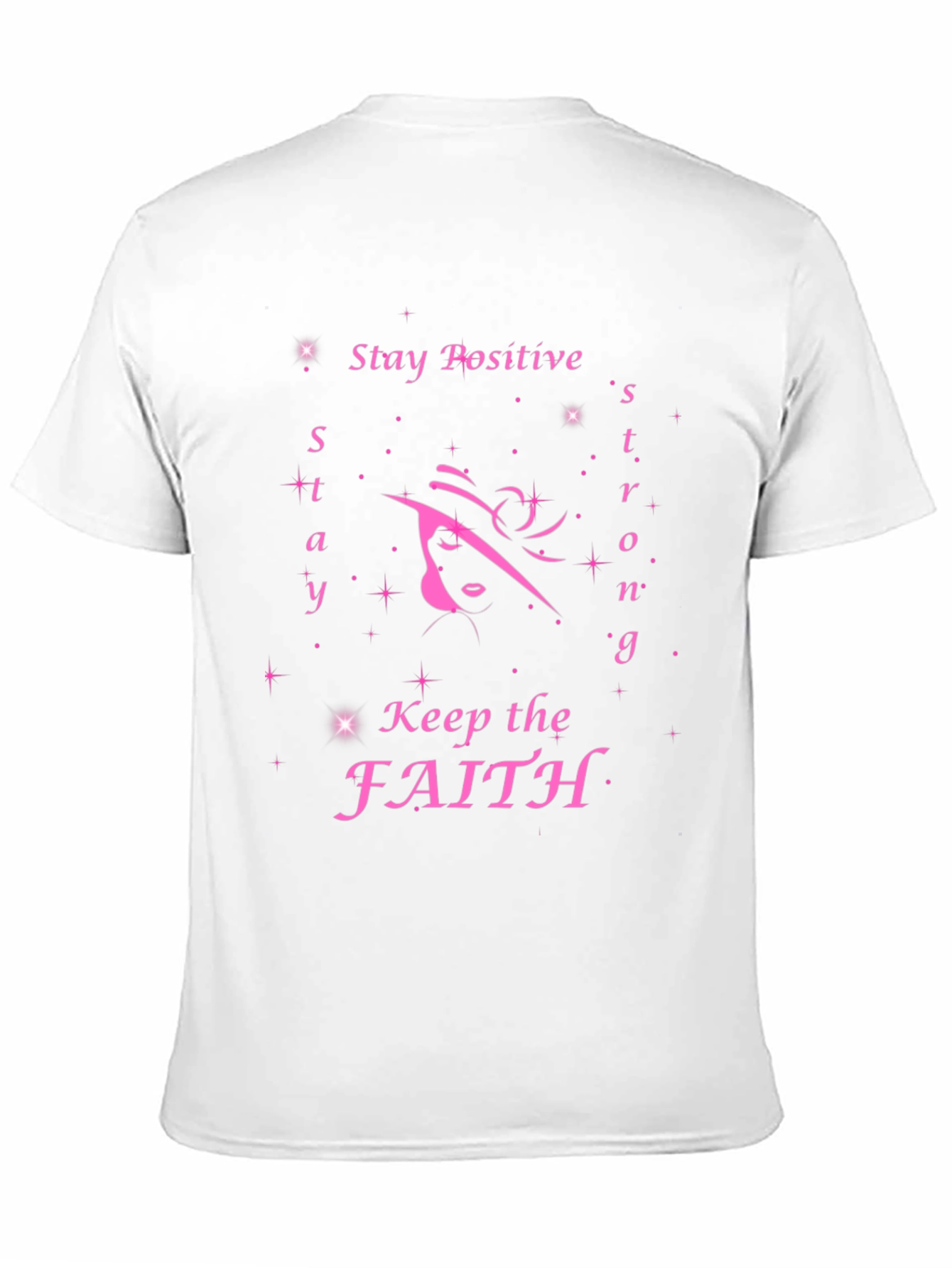 Black Stay Positive Graphic T-Shirt view 11