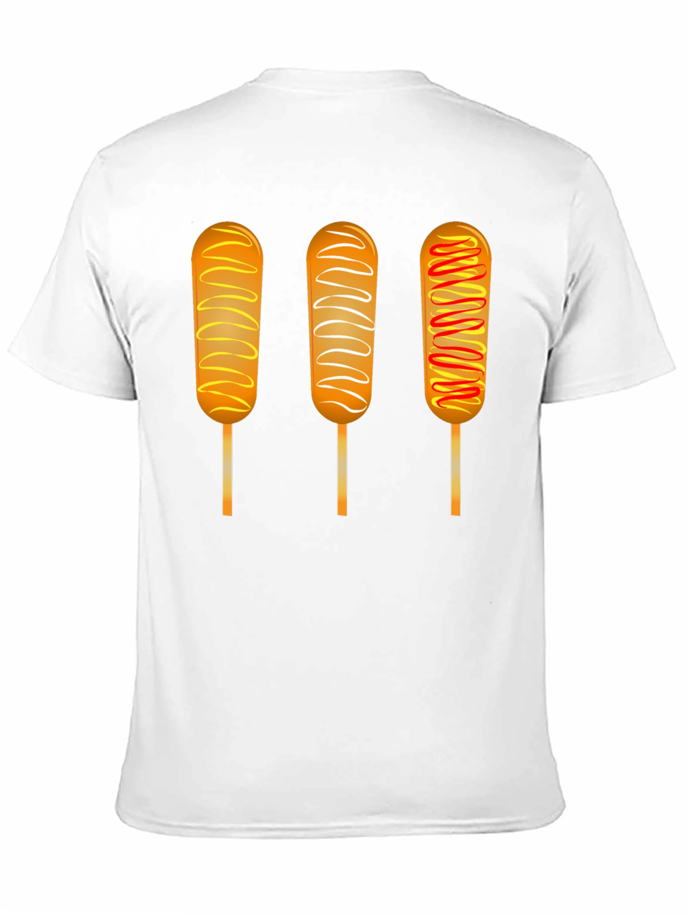 Black Corn Dog T-Shirt: Unique Foodie Graphic Tee view 11