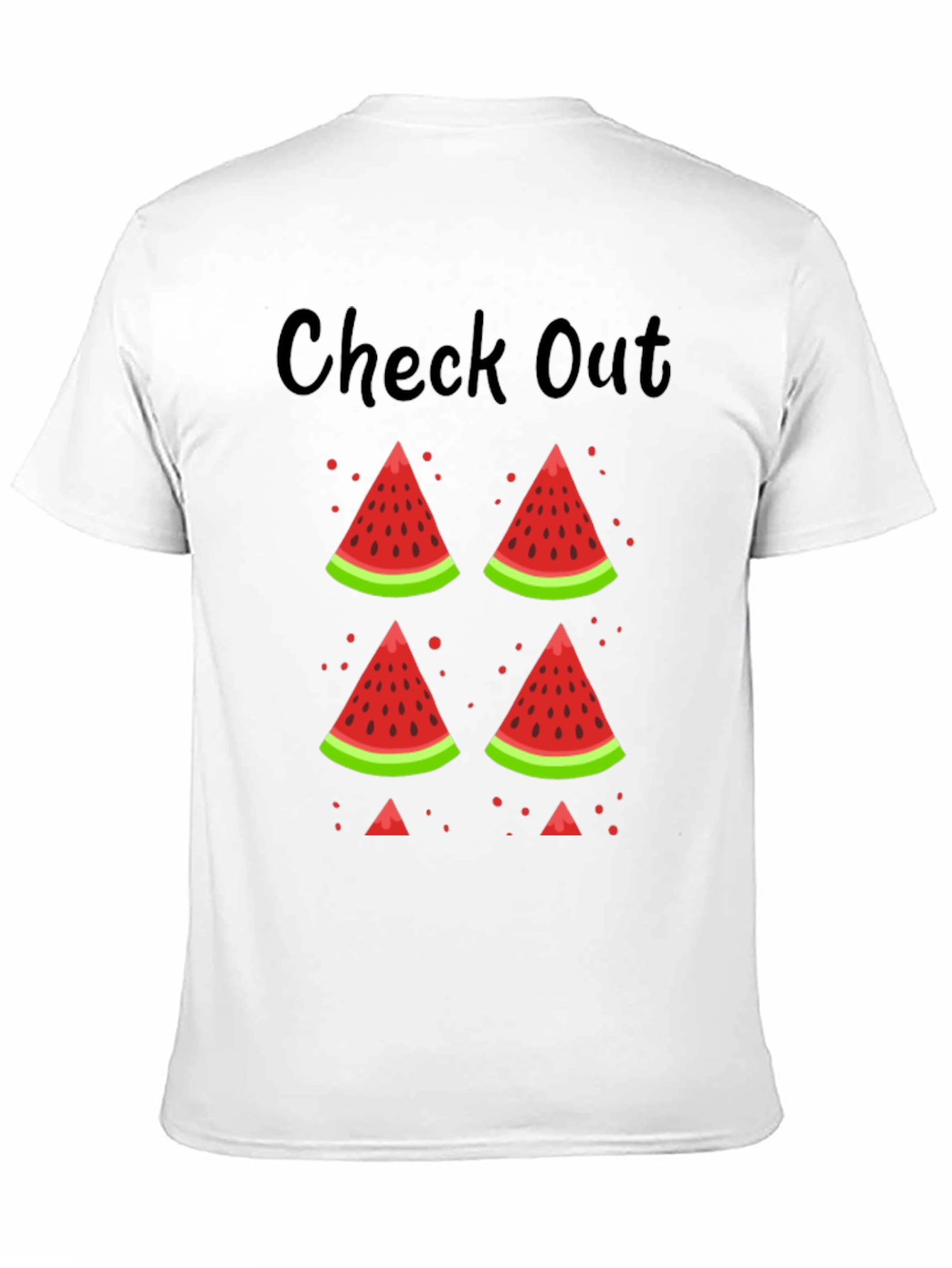 Black Watermelon Graphic Tee - Check Out This Summer Shirt view 11