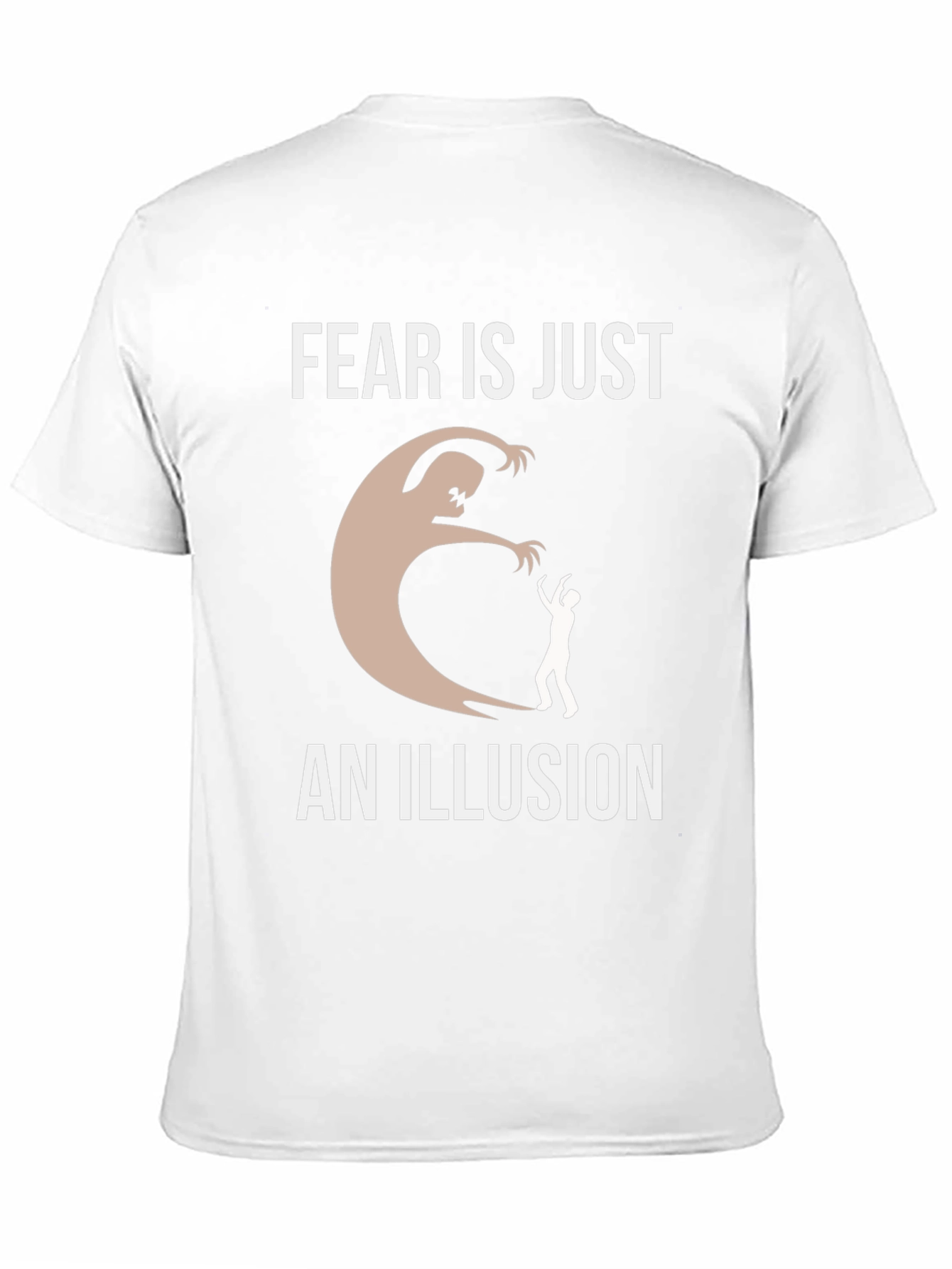 Black Fear Is Just An Illusion Graphic T-Shirt view 11
