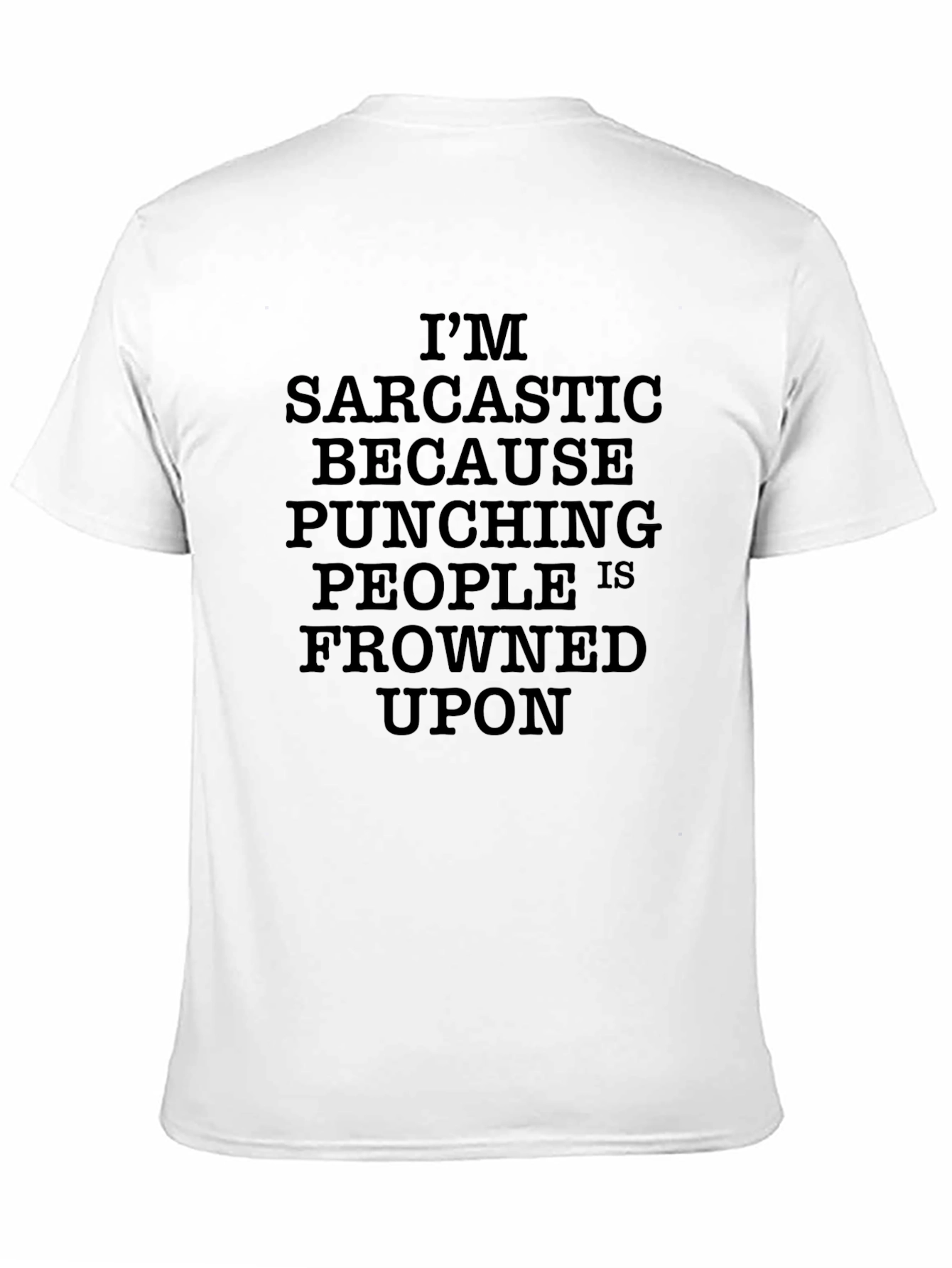 Black Sarcastic Statement Graphic T-Shirt view 11