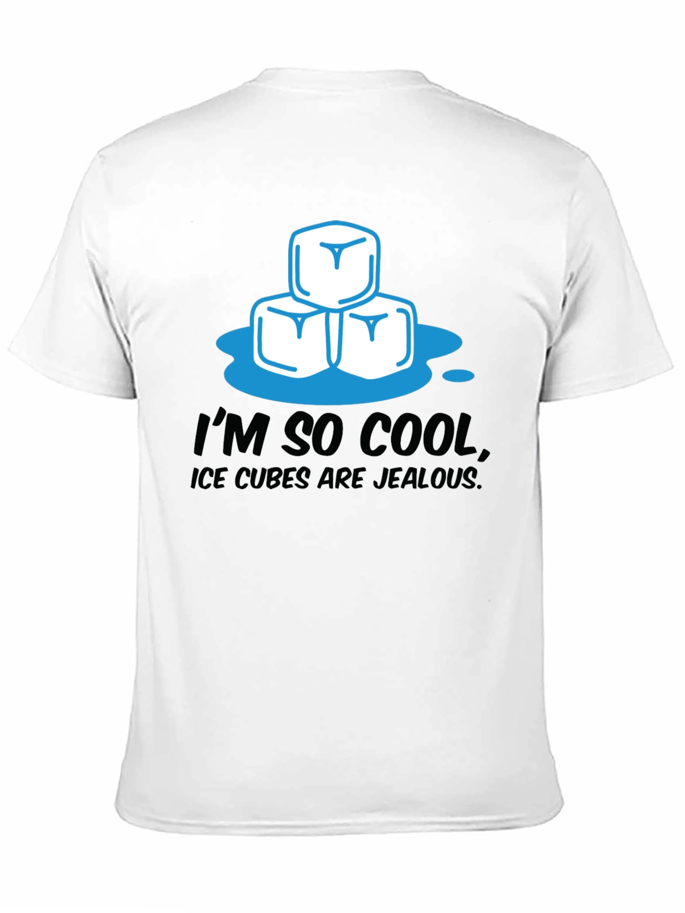 Black I'm So Cool Ice Cubes Graphic Tee view 11