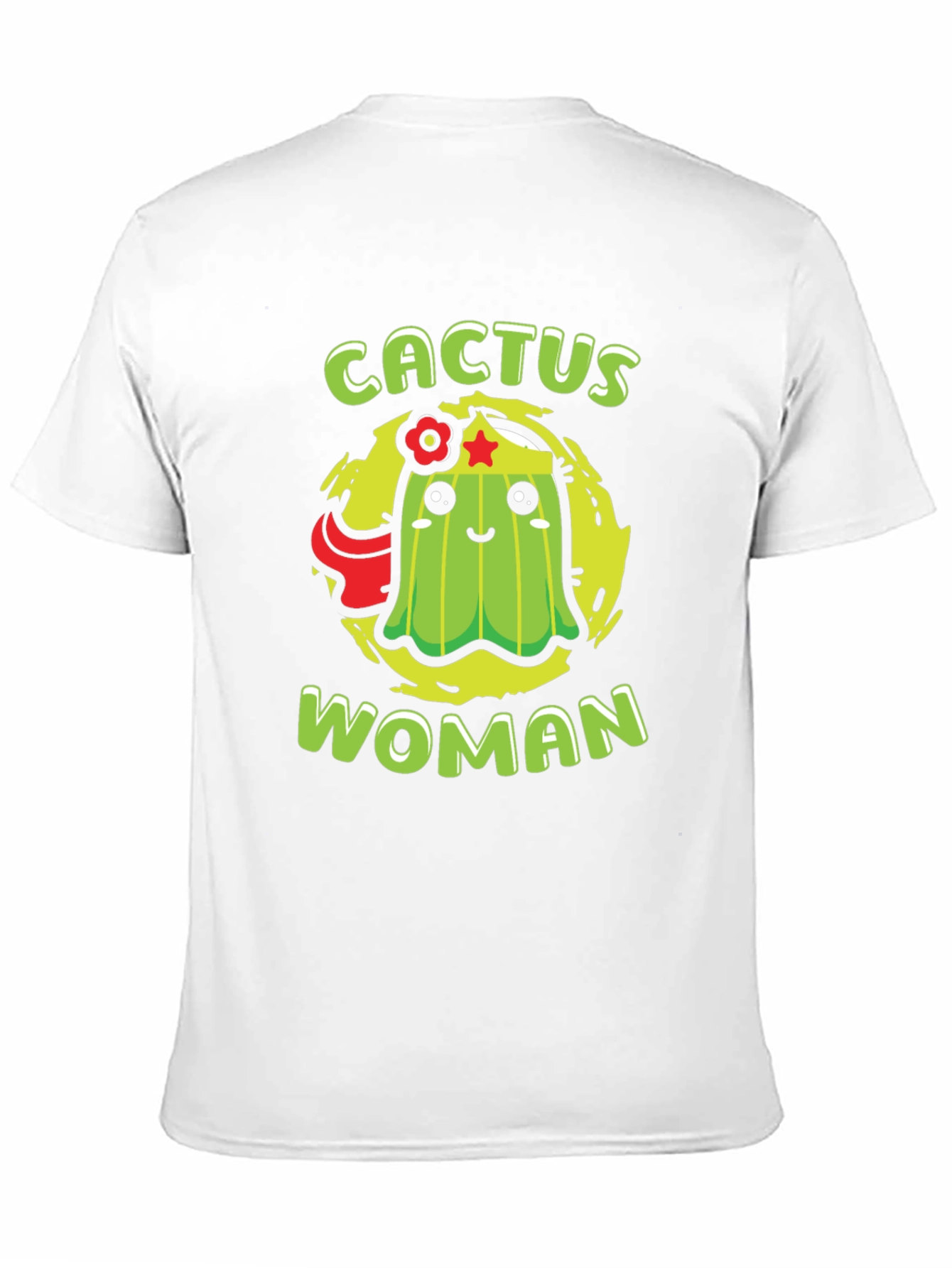 Cactus Woman Black T-Shirt - 11