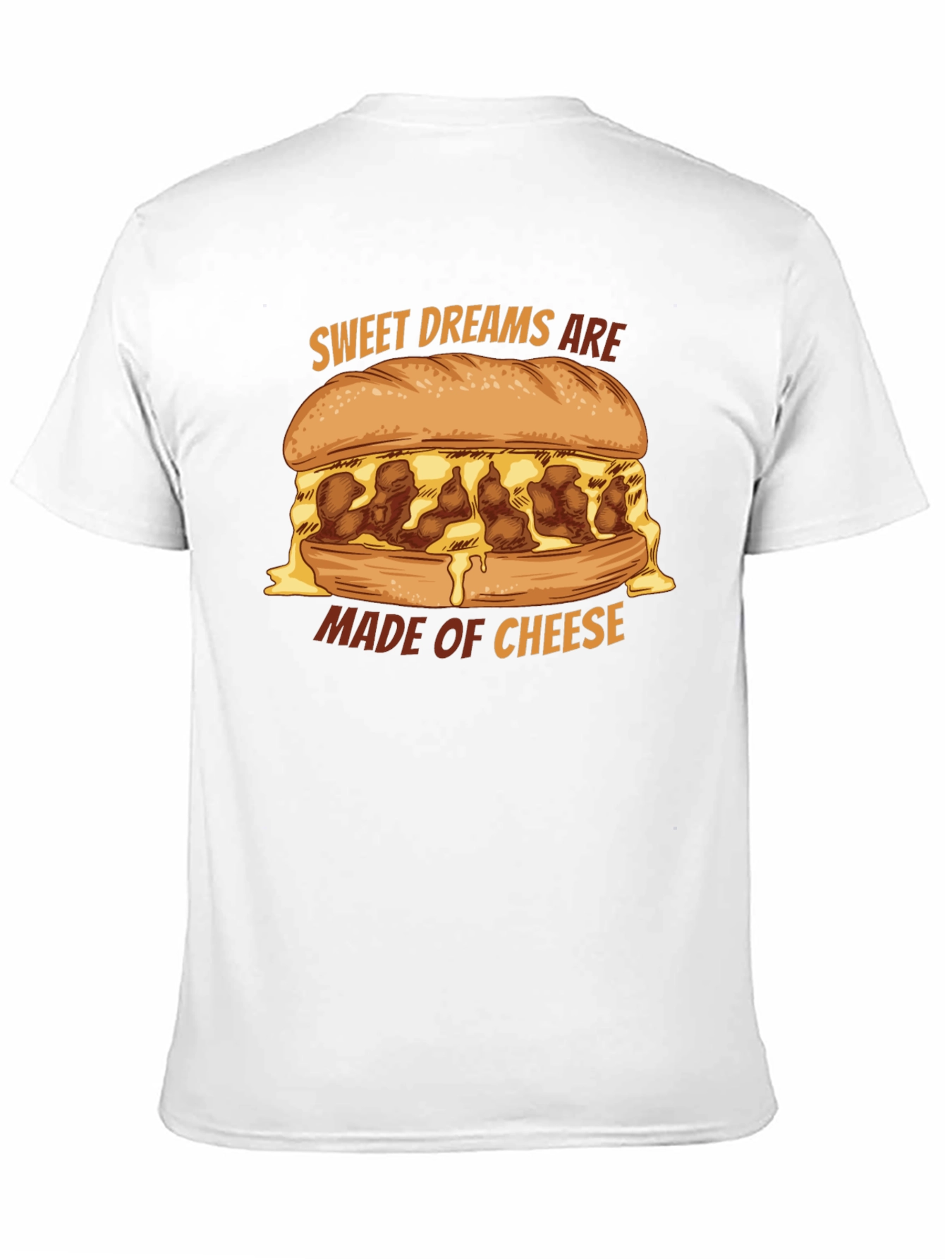 Black Sweet Dreams Are Made of Cheese T-Shirt view 11