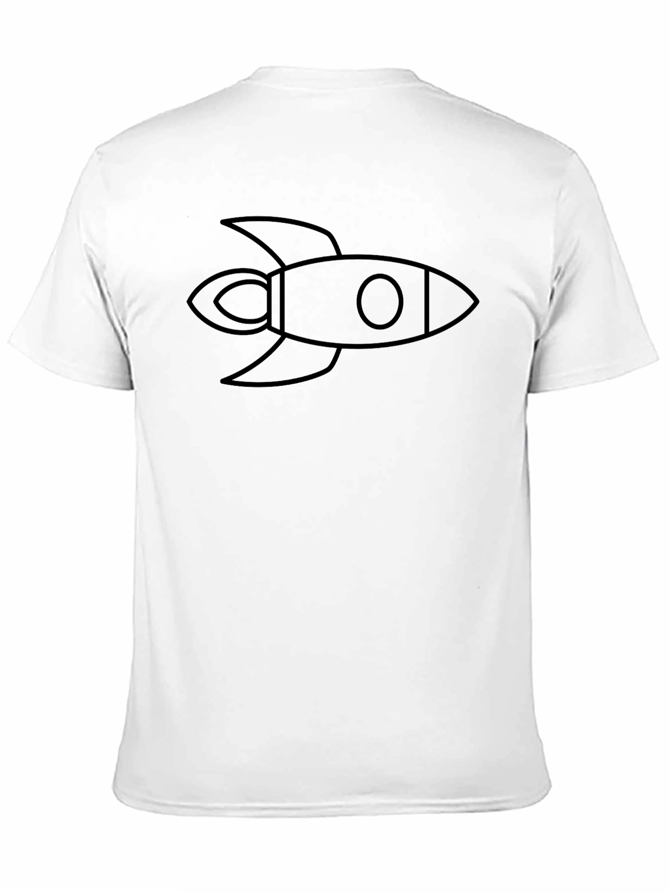 Black Rocket Graphic Black T-Shirt view 11