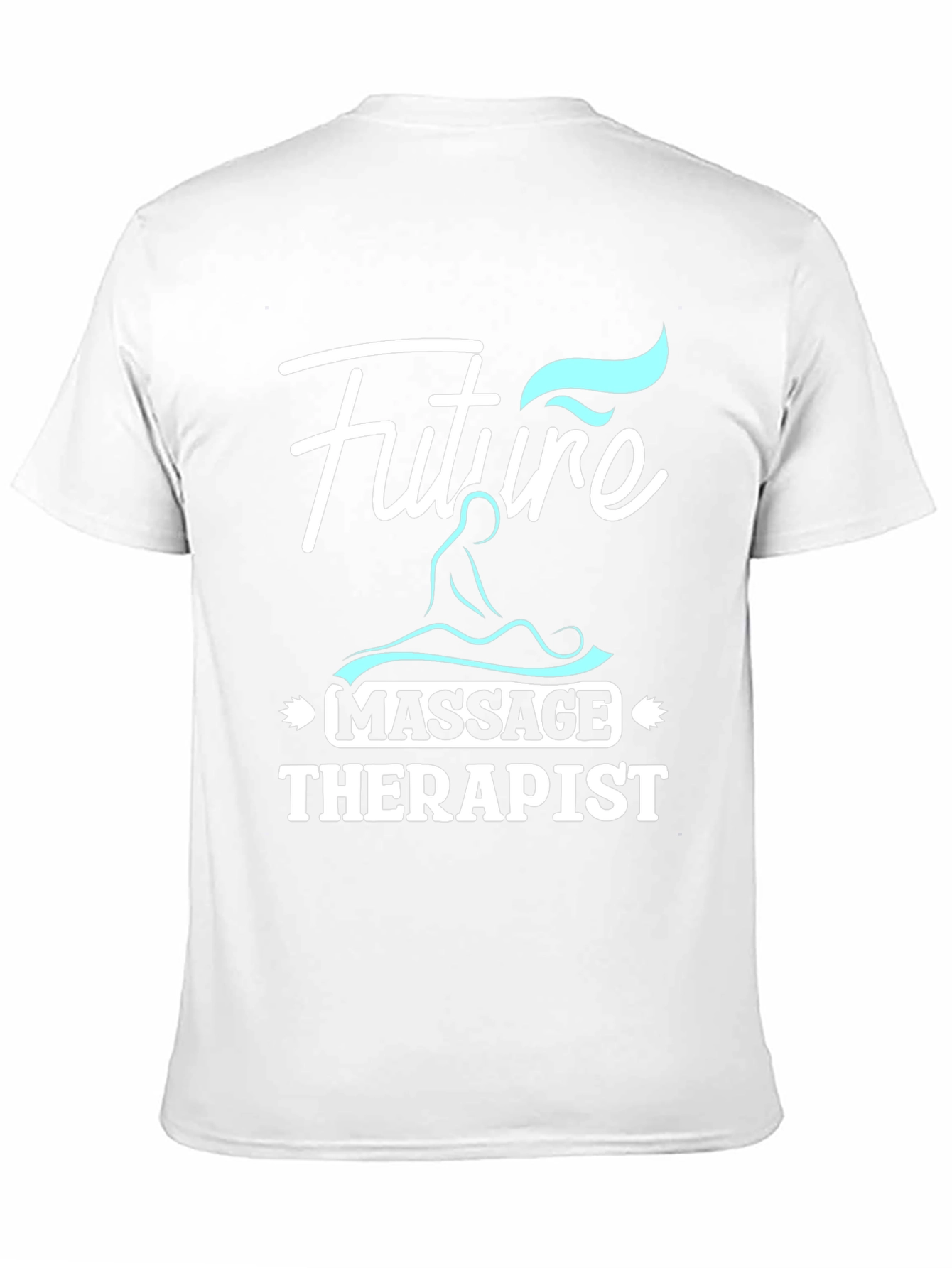 Black Future Massage Therapist Graphic T-Shirt view 11