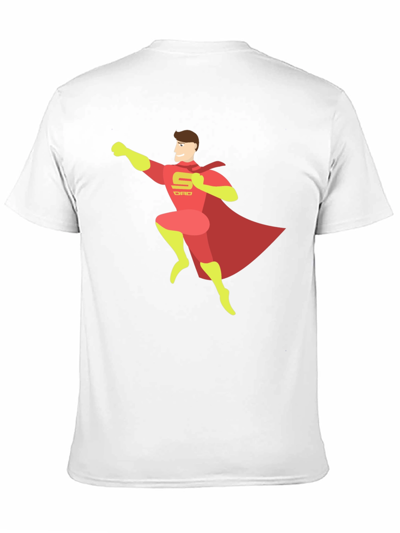 Black Super Dad T-Shirt - Hero Dad Tee view 11