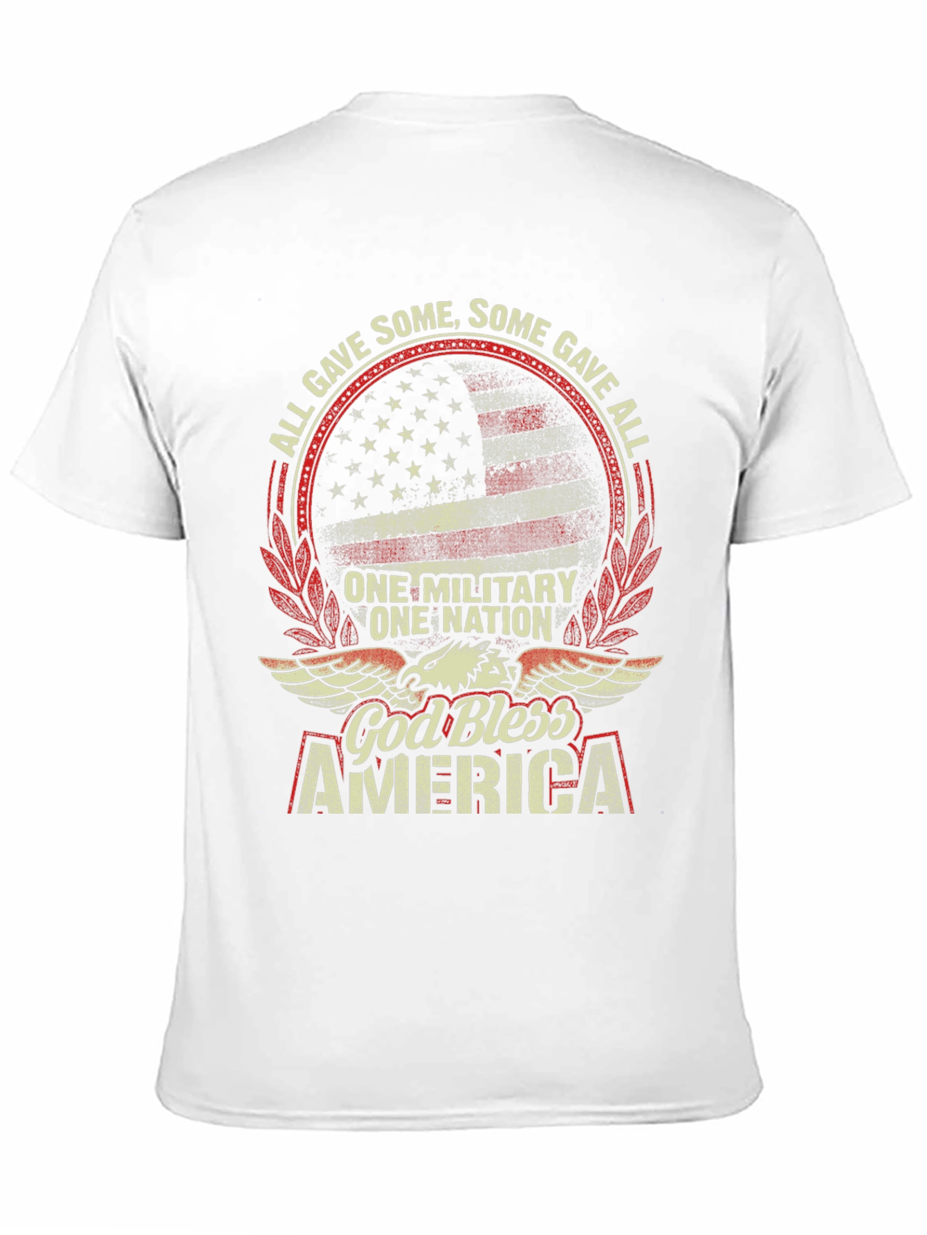 Black God Bless America Patriotic T-Shirt view 11