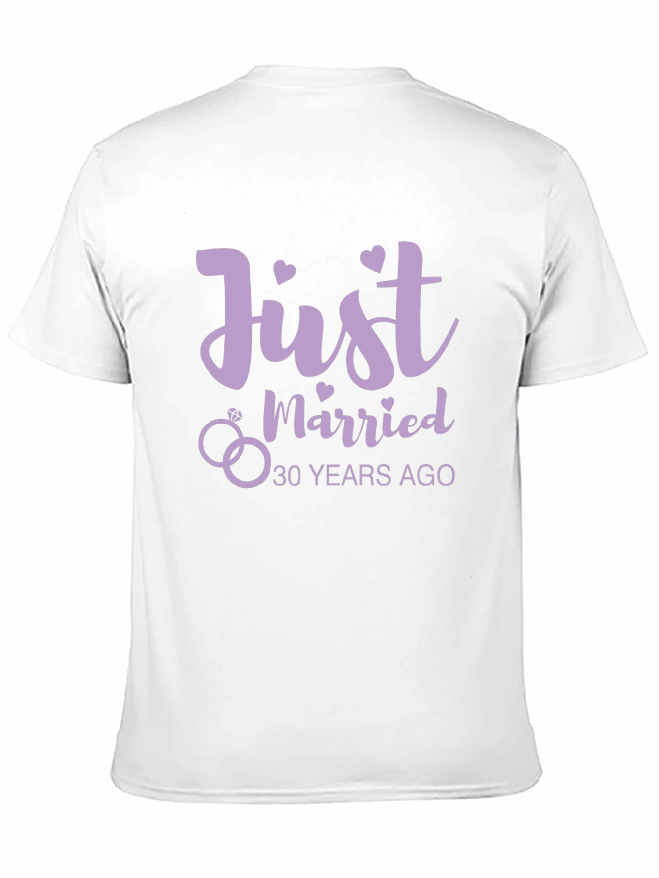 Black Just Married 30 Years Ago T-Shirt Anniversary Gift view 11