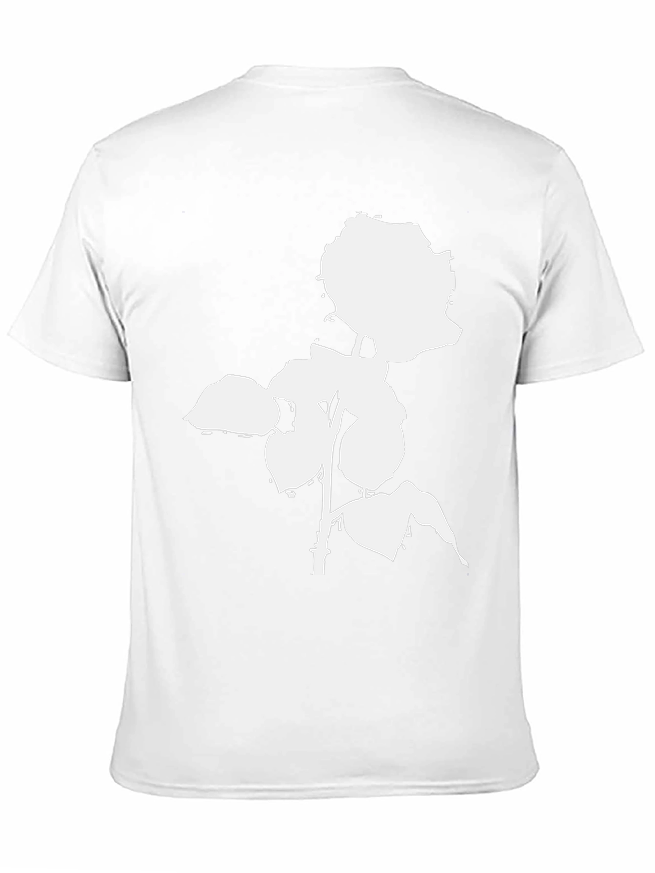 Black Rose Graphic T-Shirt - Bold Black Tee view 11