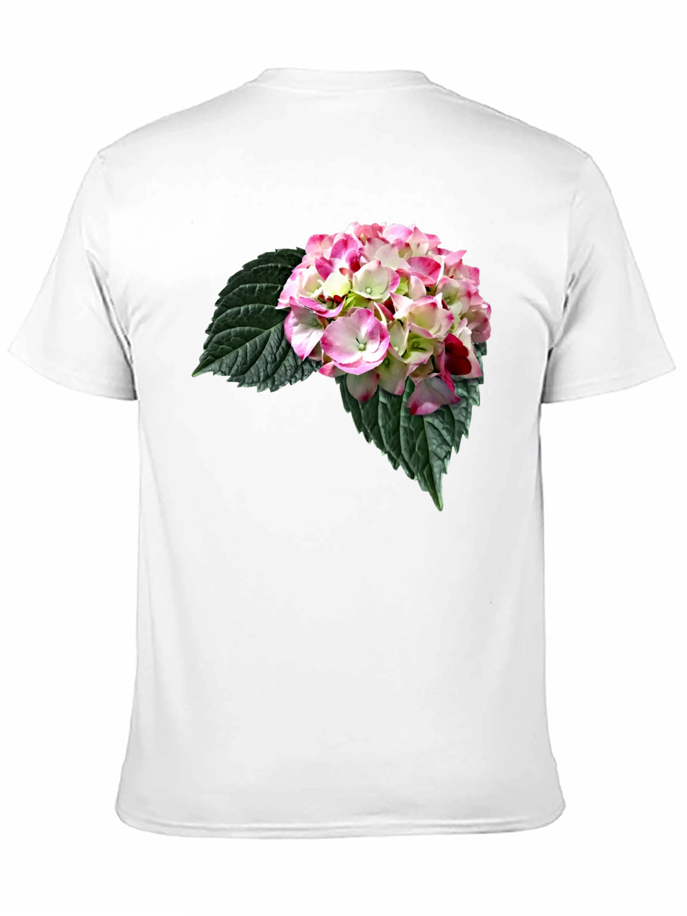 Black Floral Print Black Crew Neck T-Shirt view 11