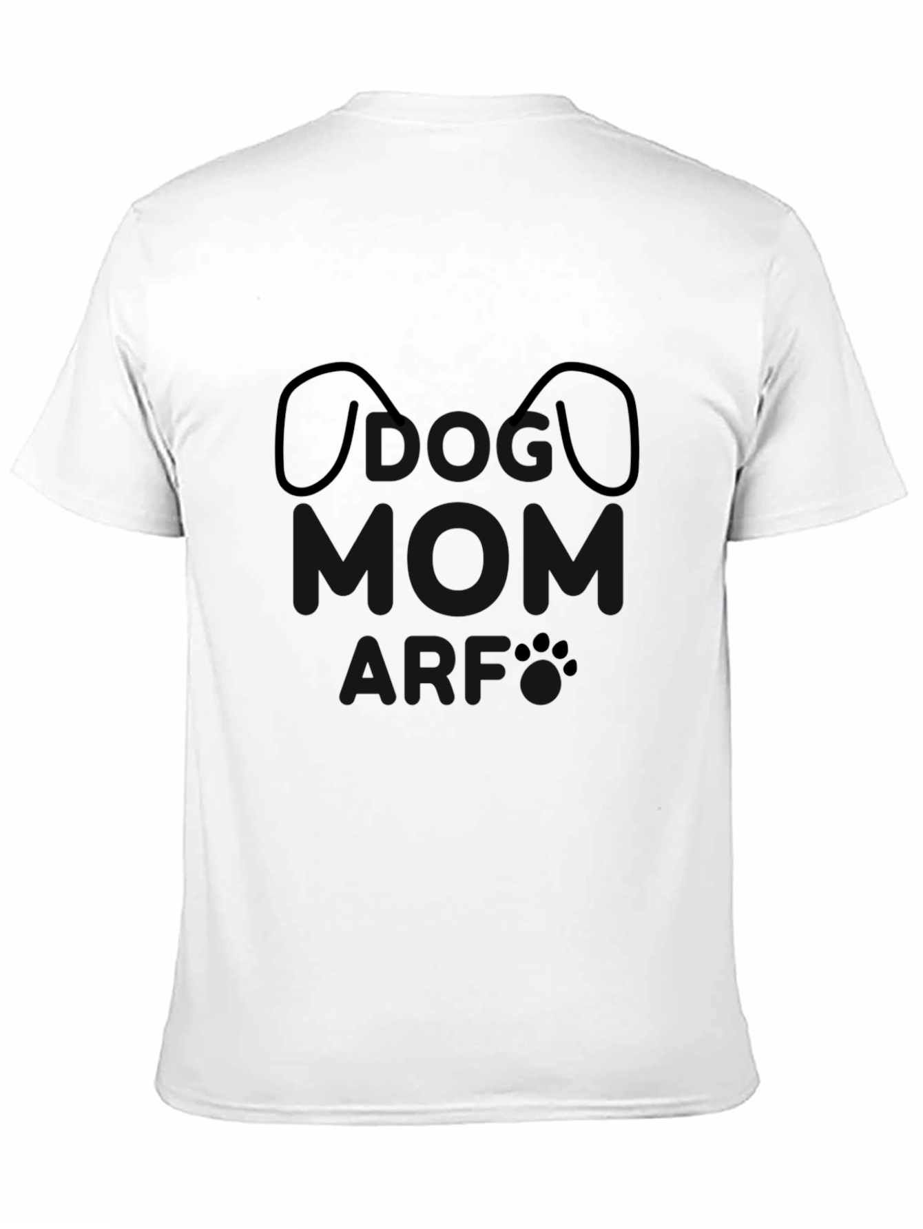Black Dog Mom T-Shirt - Minimalist Puppy Tee view 11