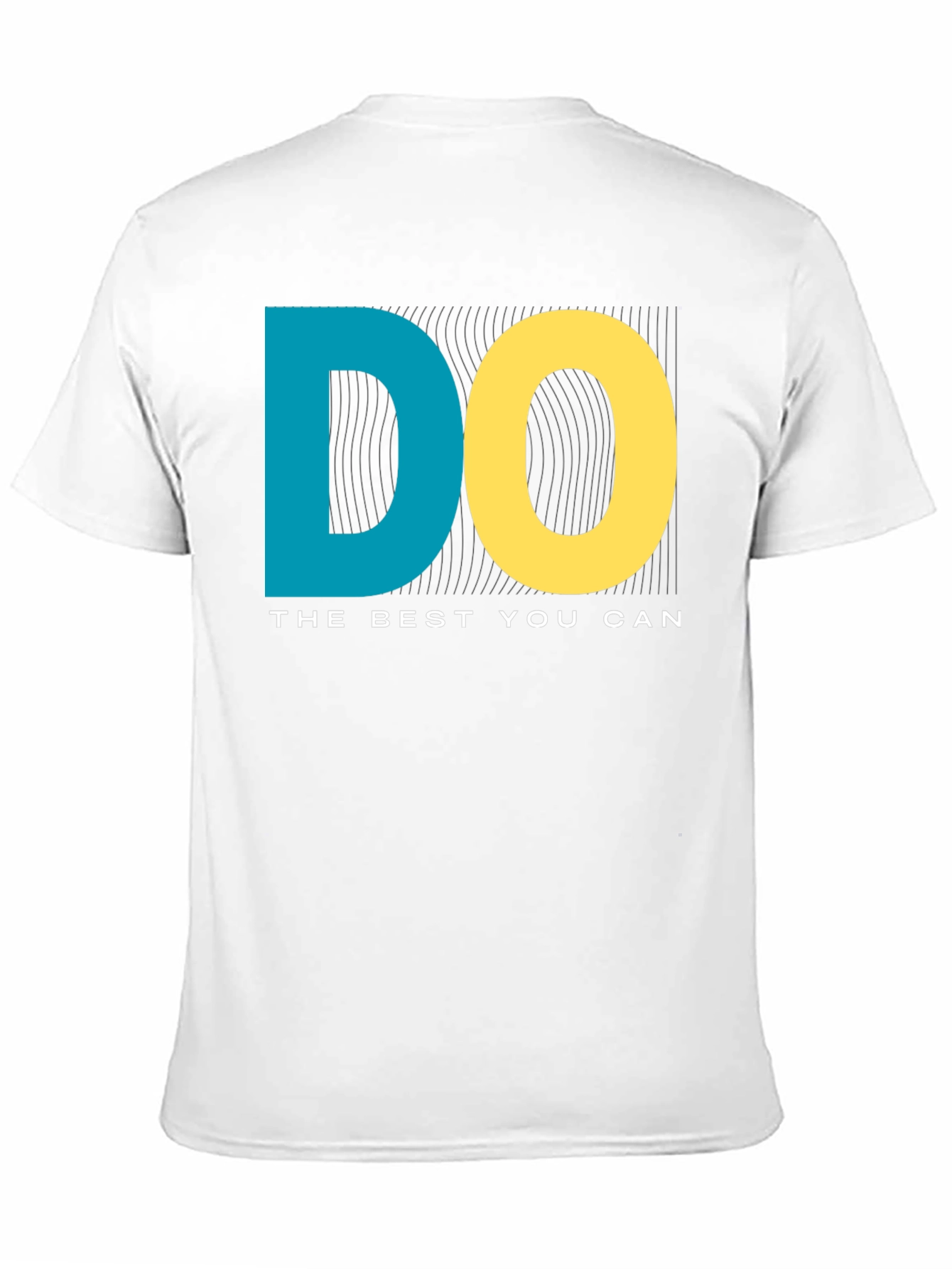 Black Motivational T-Shirt - Do Your Best Graphic Tee view 11
