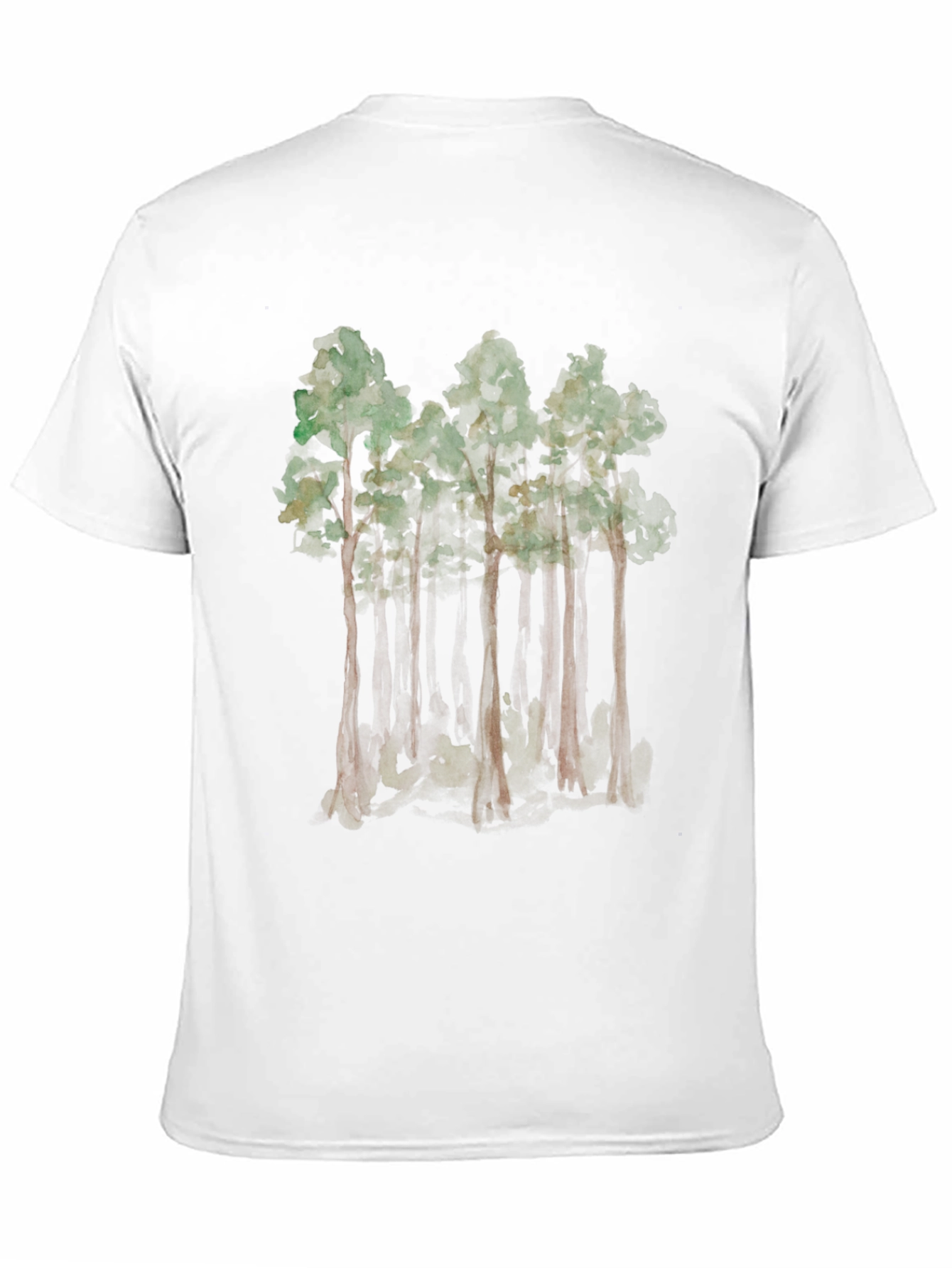Black Forest Graphic Tee - Nature Inspired Print view 11