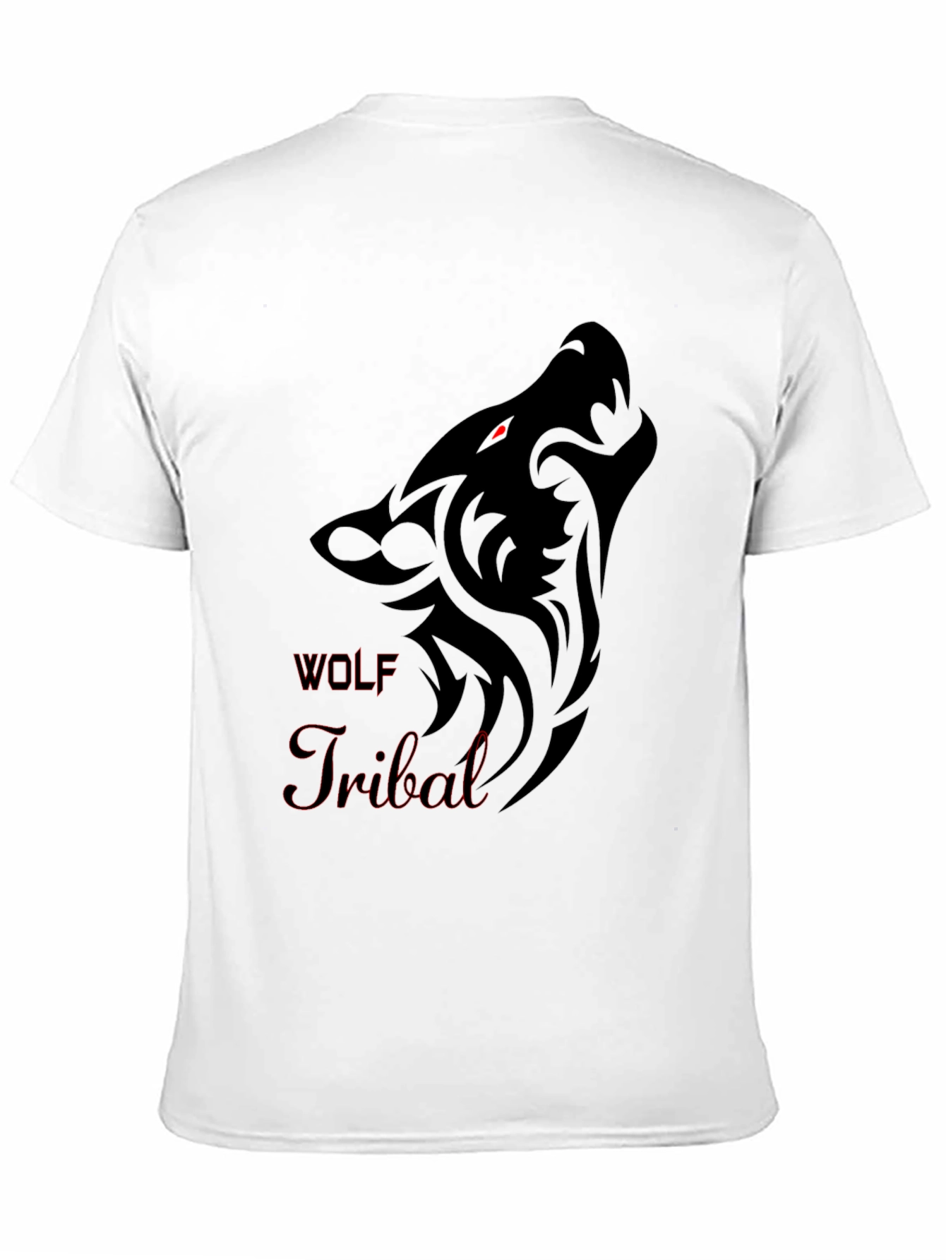 Tribal Wolf Graphic T-Shirt - Bold Design - 11