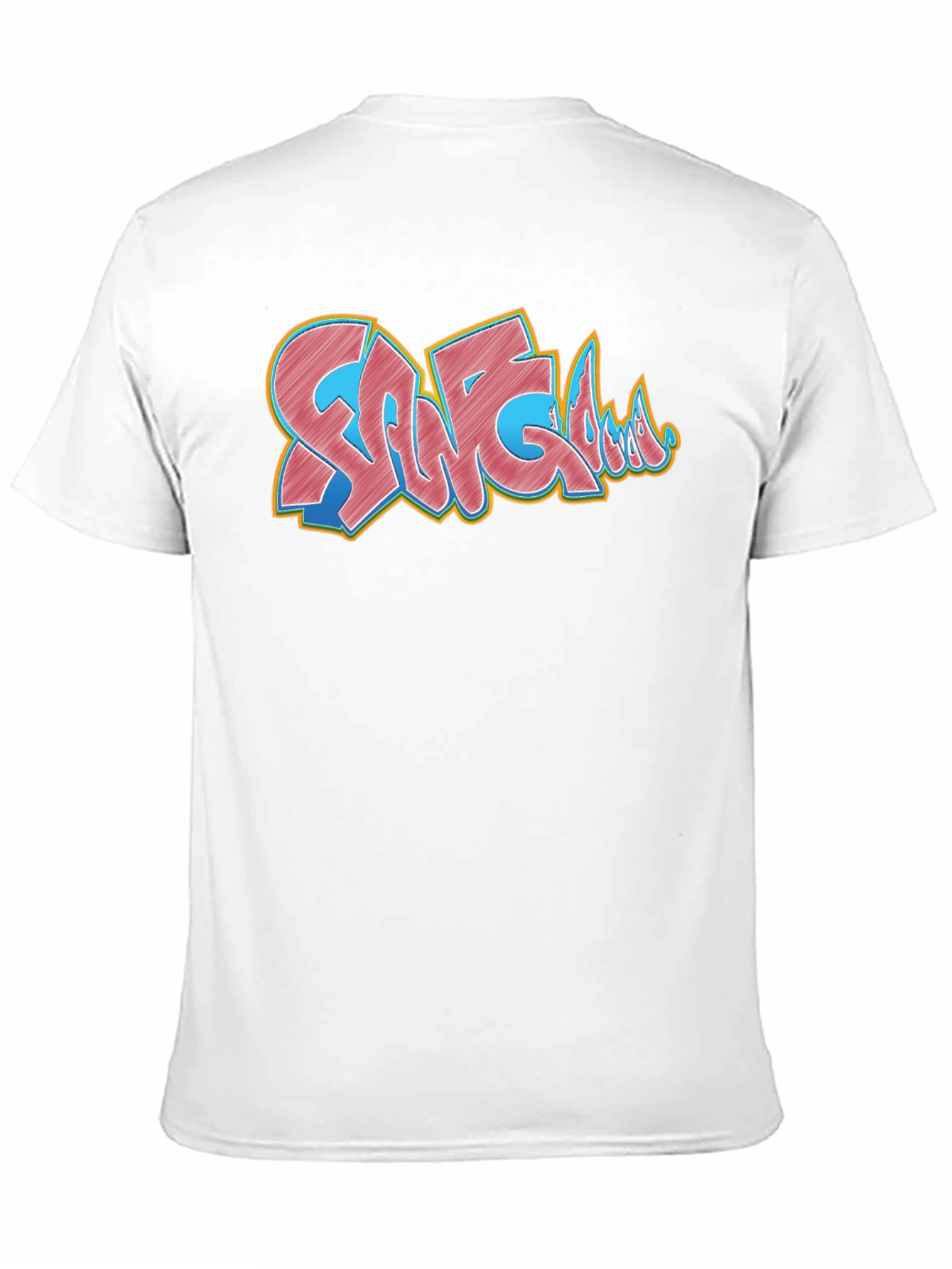 Black Graffiti Style Graphic Print Black T-Shirt view 11