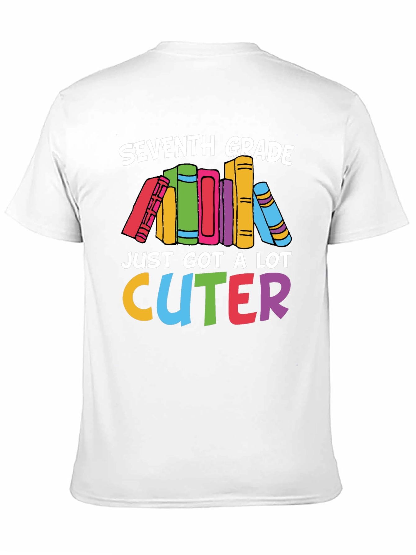 Black Seventh Grade Cuter T-Shirt - Back to School view 11