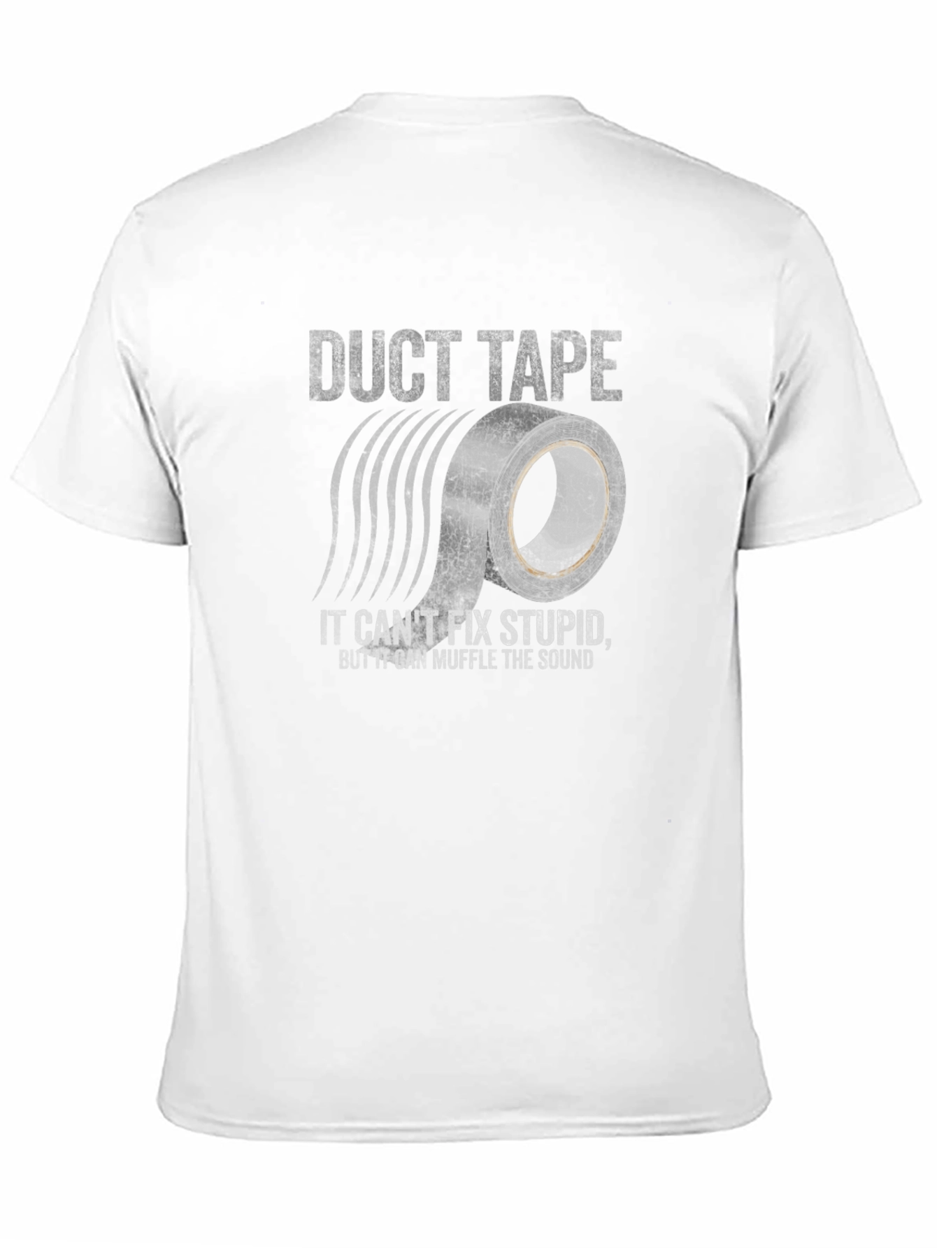 Black Duct Tape Fixes Stupid Tee view 11
