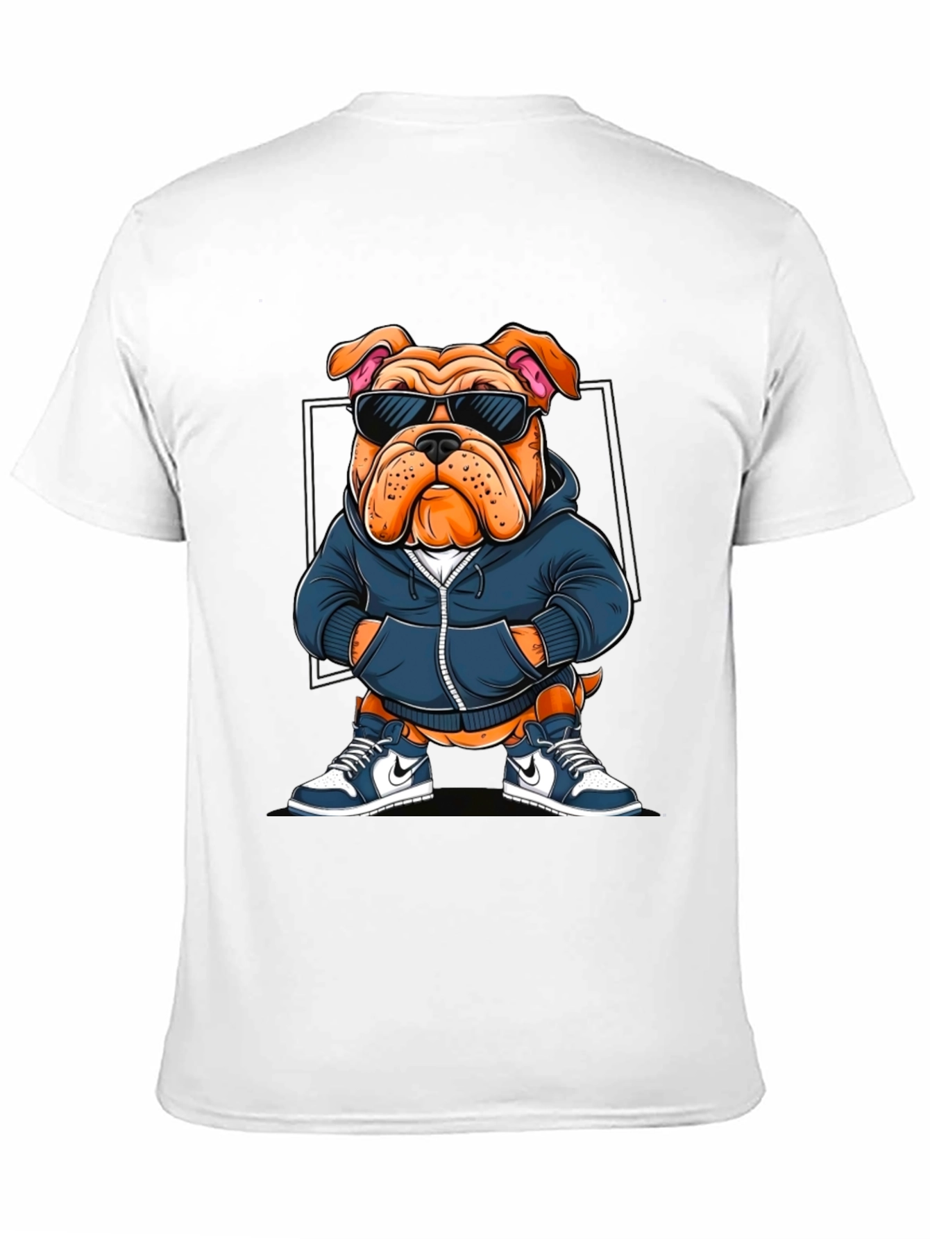 Cool Bulldog Graphic Tee - Trendy Canine Style - 11