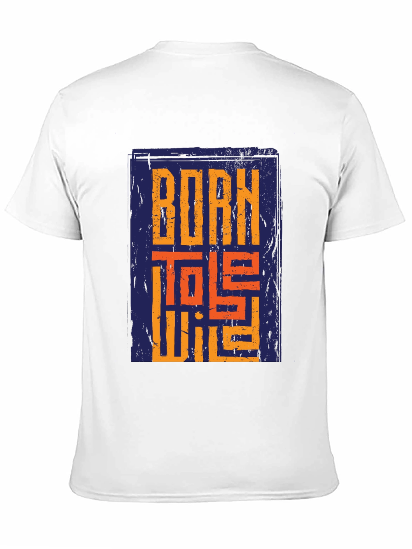 Black Born To Be Wild Graphic Print Black T-Shirt view 11