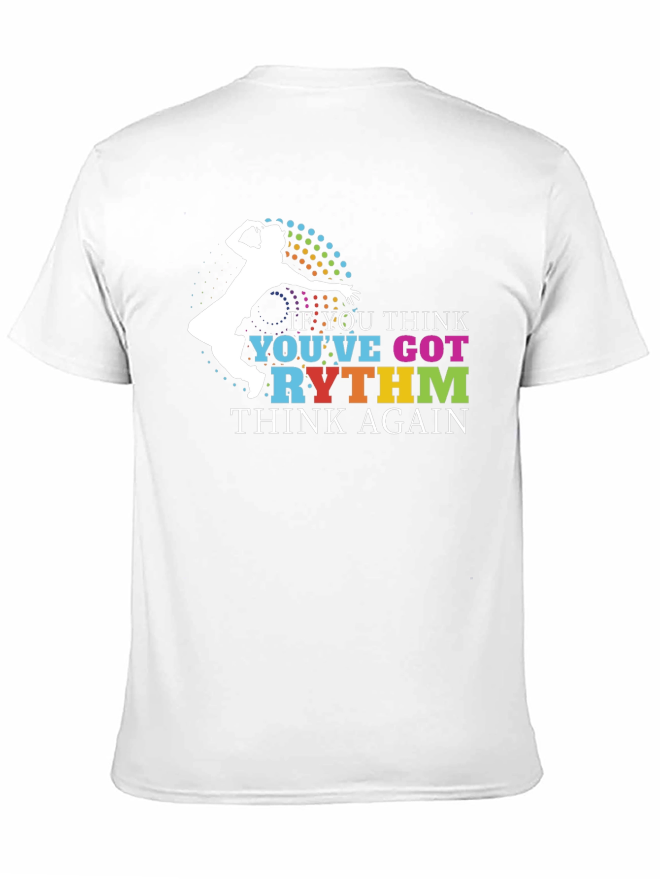 Black Rhythm Graphic Tee - Funny Dance T-Shirt view 11