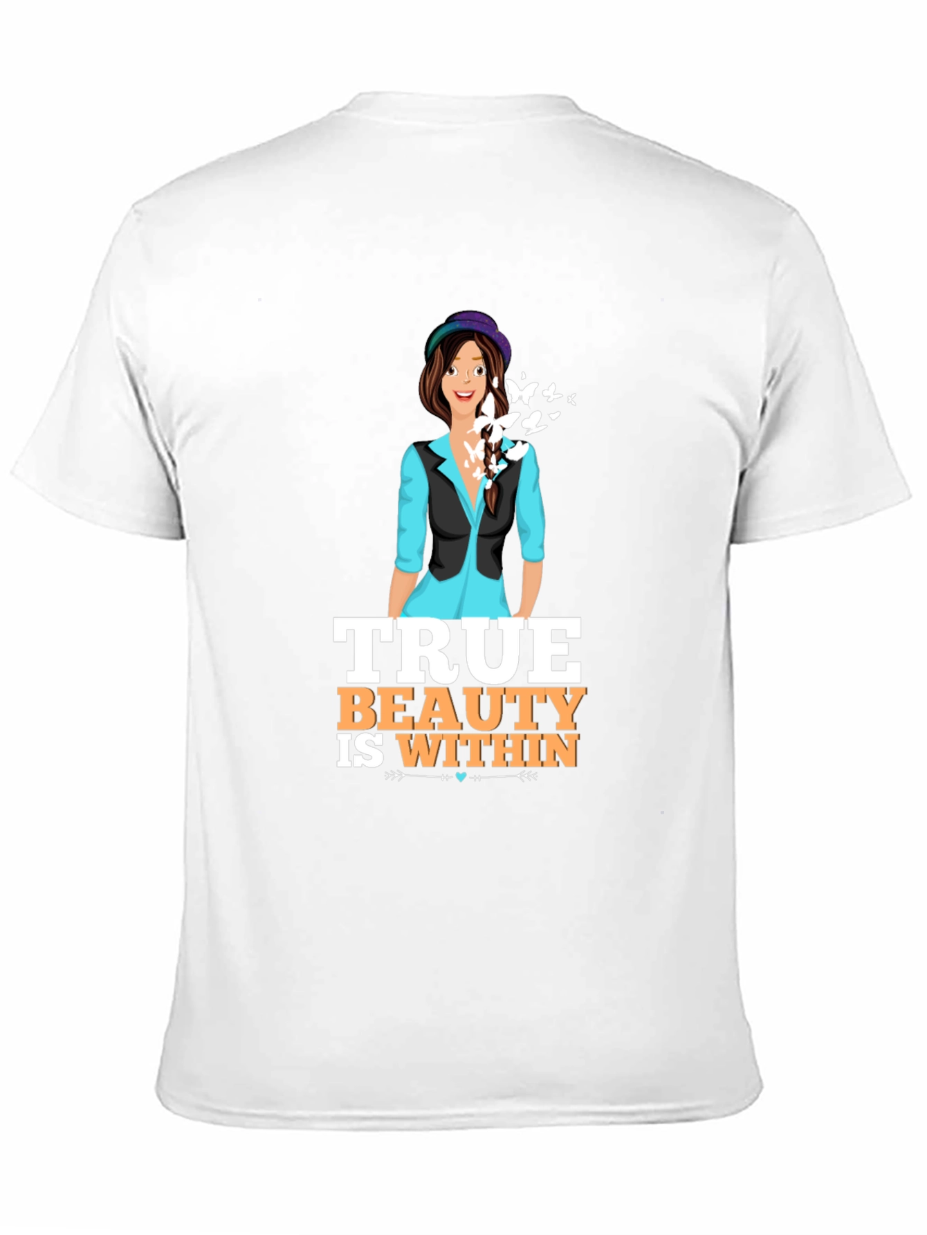 Black True Beauty Within Graphic T-Shirt view 11