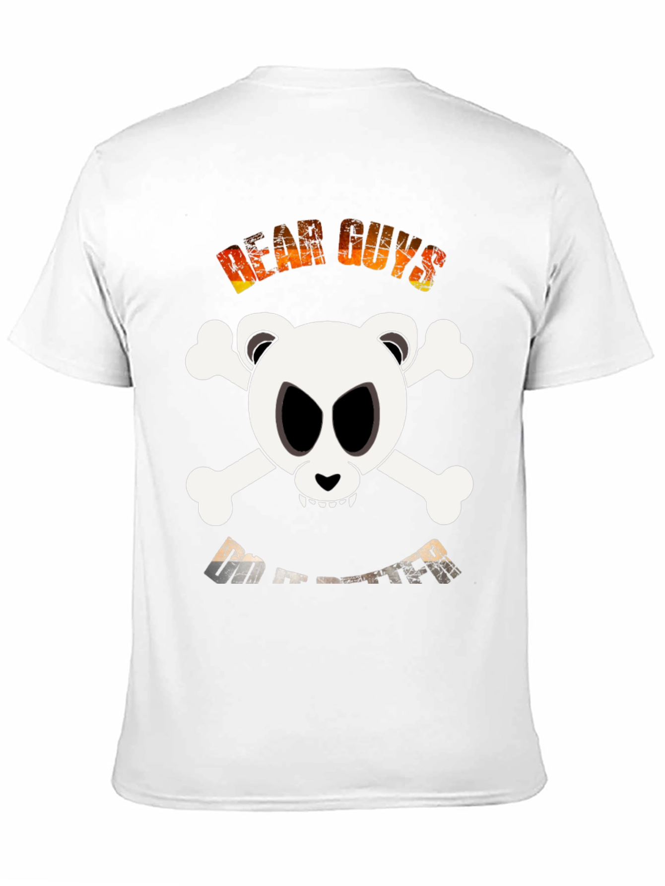 Black Bear Skull & Crossbones Graphic T-Shirt - Dear Guys Do It Better view 11